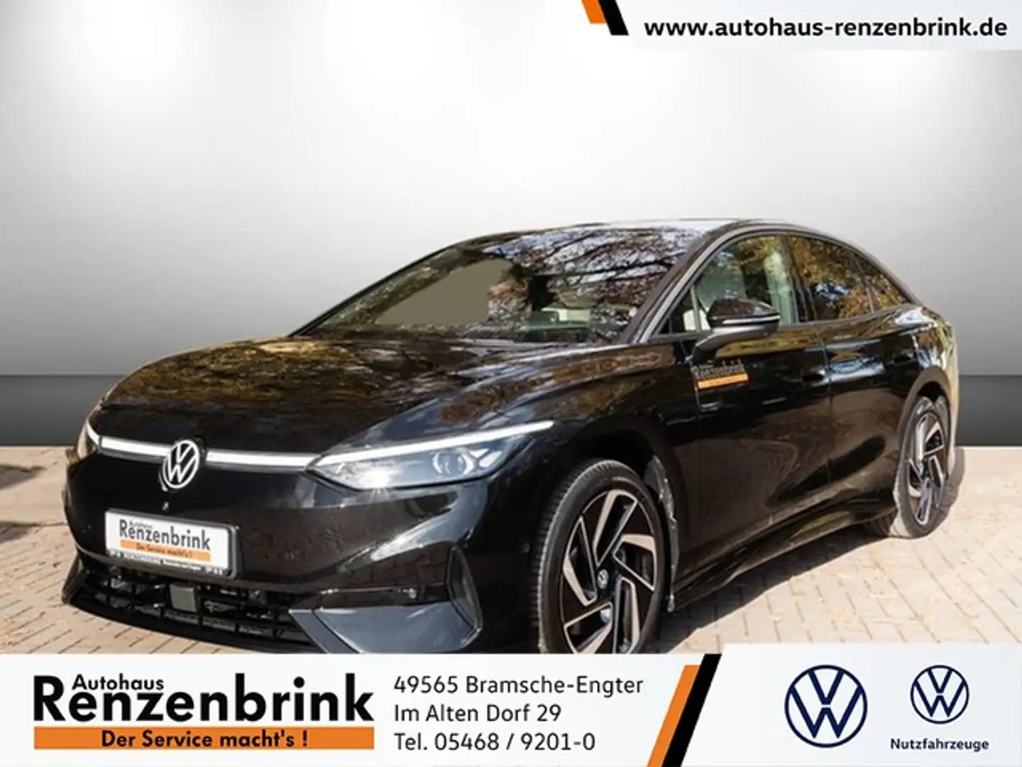 Volkswagen ID.7 Pro Abgabe Mai 24 Smart-Glas-Panoramadach uvm.. Schwarz - 1