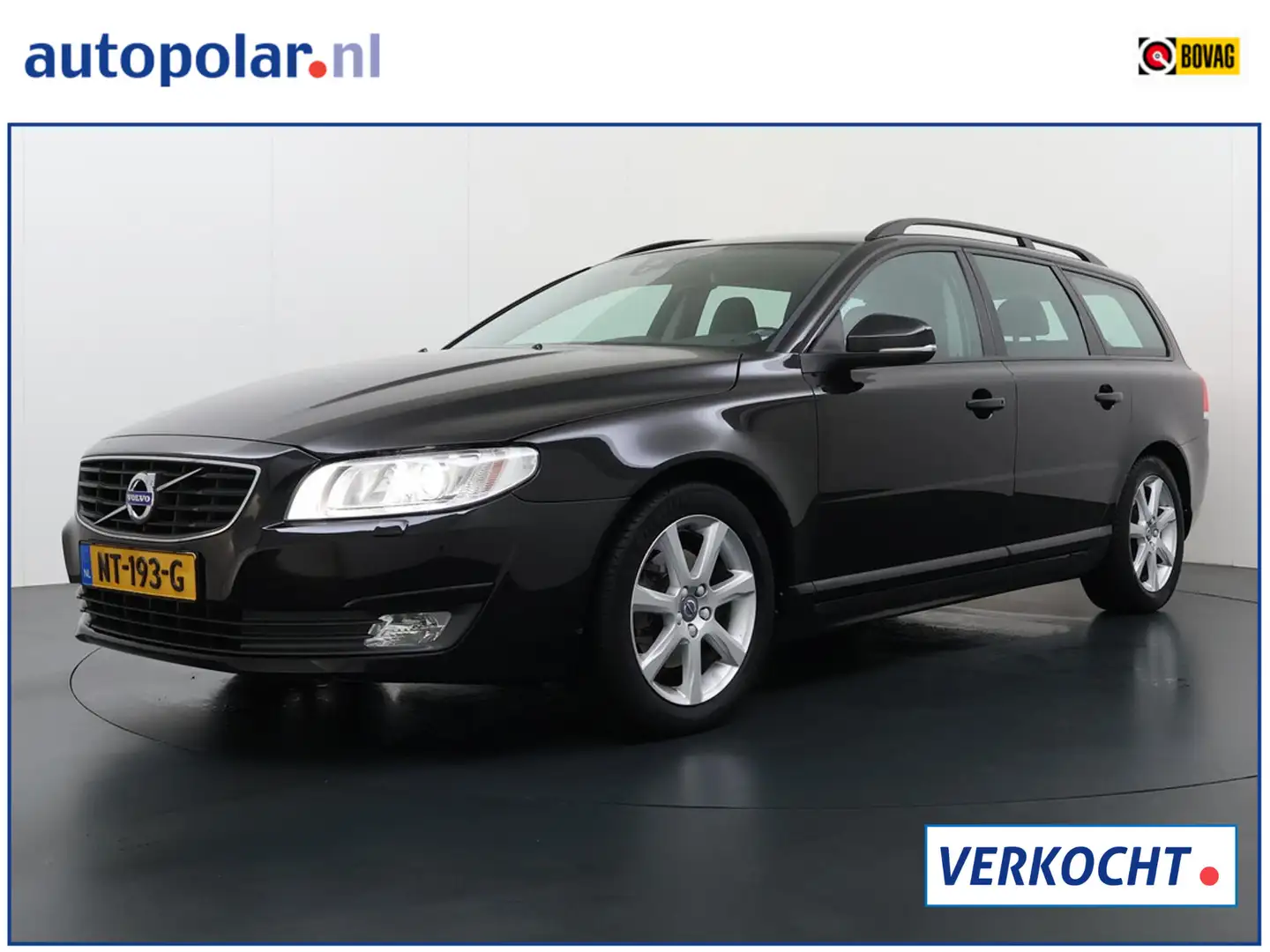 Volvo V70 2.0 D3 Dynamic Trekhaak/CruiseControl/Xenon etc. Noir - 1