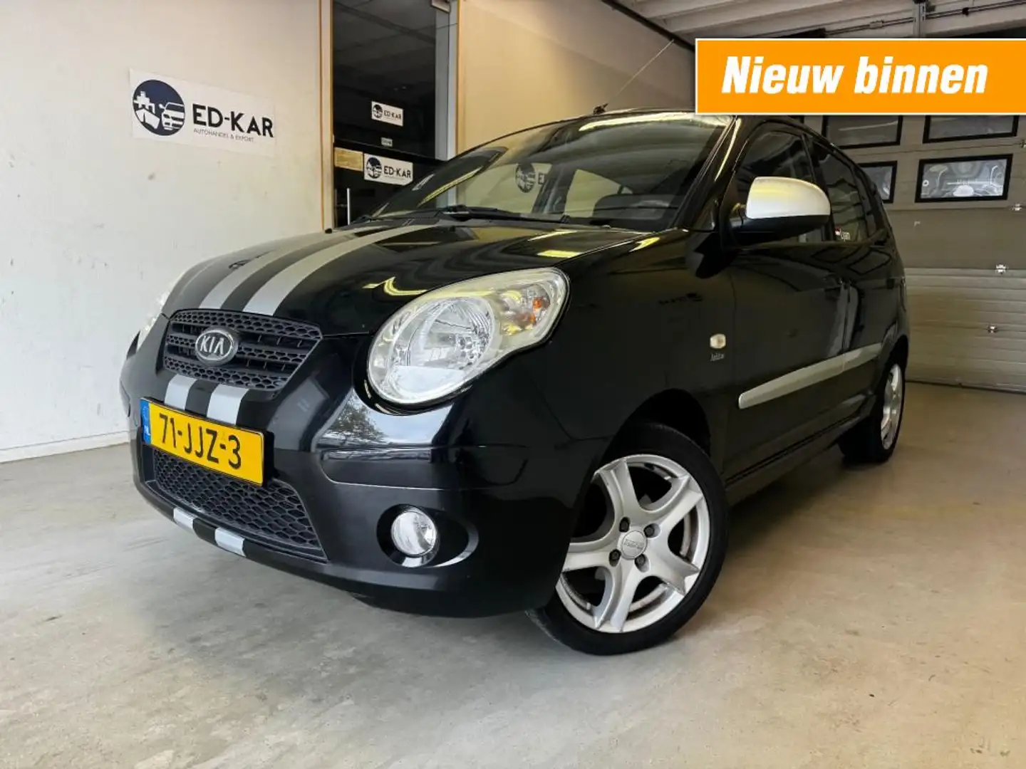 Kia Picanto 1.1 Fifteen 5DRS AIRCO N. KOPPELING NAP APK 6-2025 Negro - 1