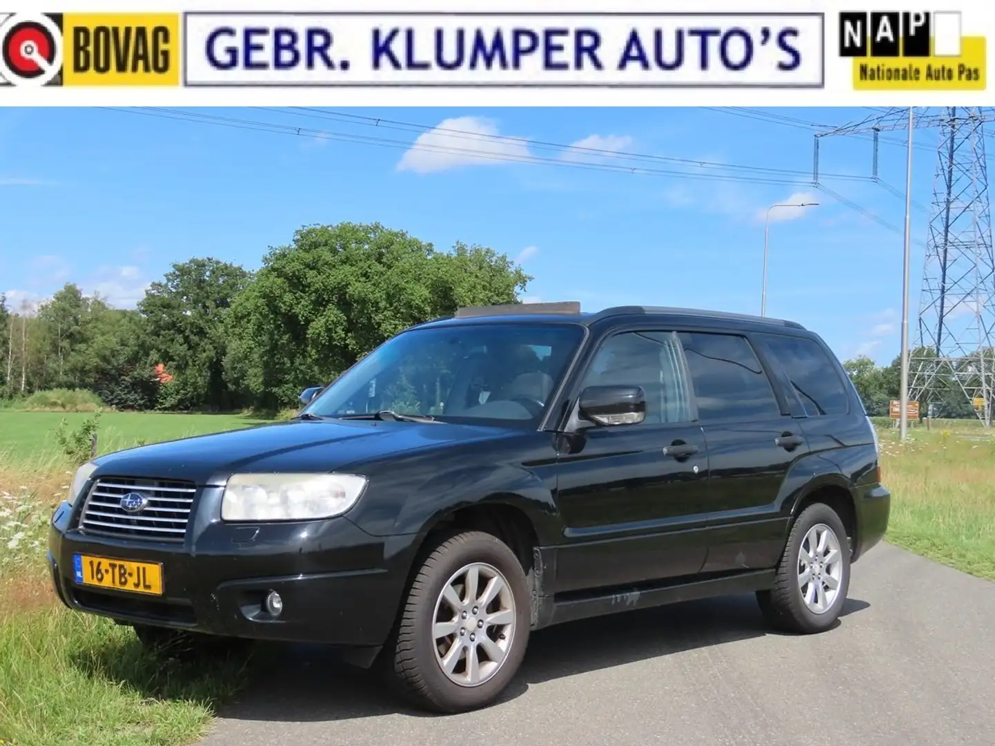 Subaru Forester 2.0 X Luxury Pack LPG-G3, Pano, Cruise, ECC, Haak Zwart - 1