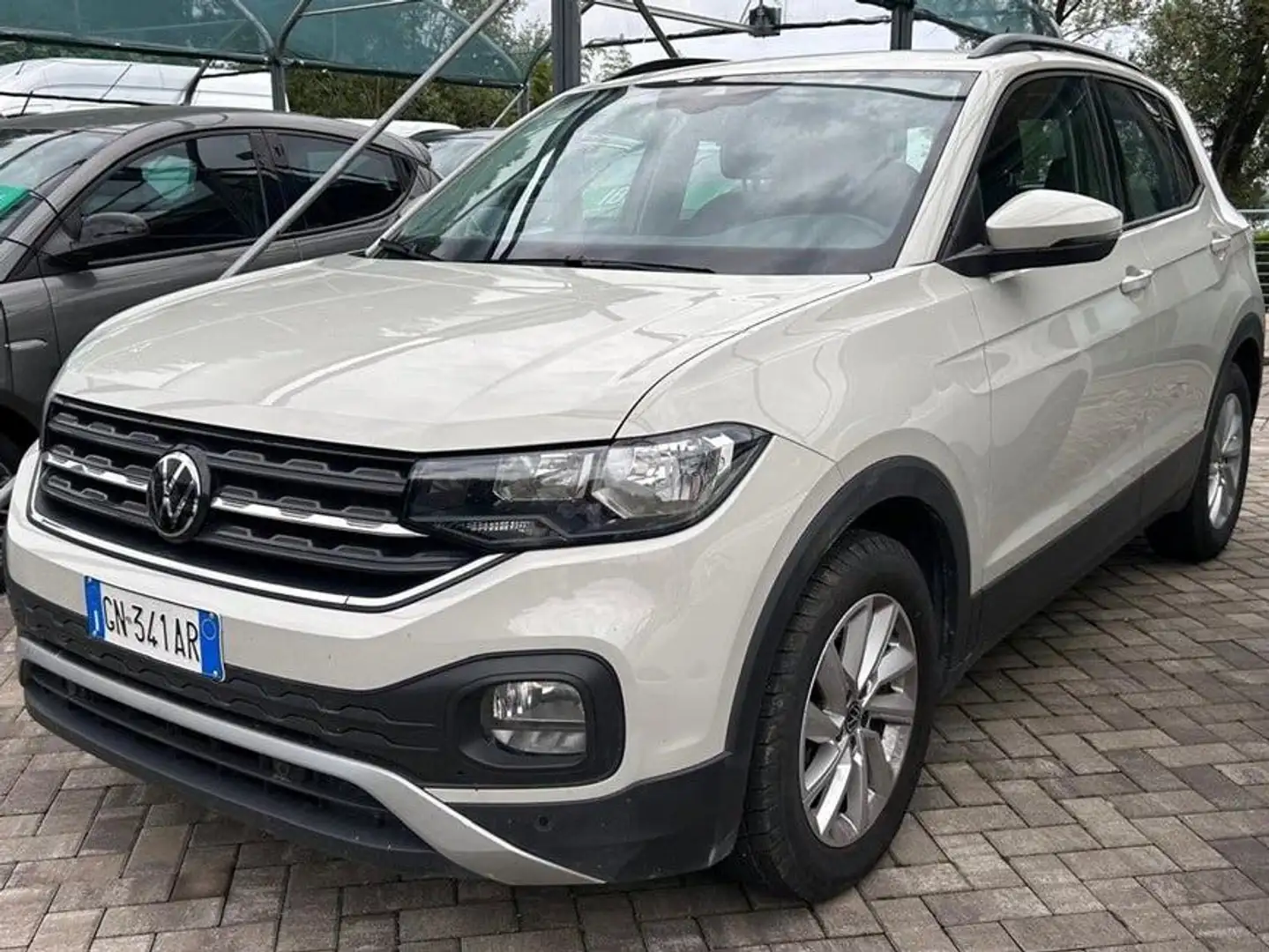 Volkswagen T-Cross 1.0 TSI Style BMT IQ PACK CARPLAY CLIMA AUTOM. Beige - 1