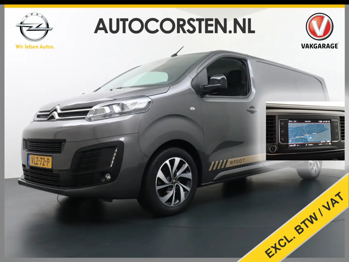 Opel Vivaro 2.0D 145pk 3-Persoons Navi Apple Carplay Android A Grau - 1