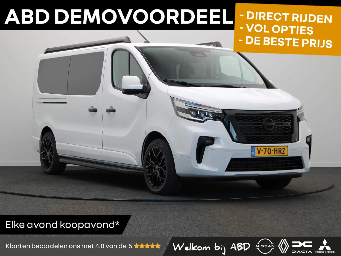 Nissan Primastar 170pk dCi L2H1 Nismo+ dubbel cabine | 18 Inch Velg Blanco - 1