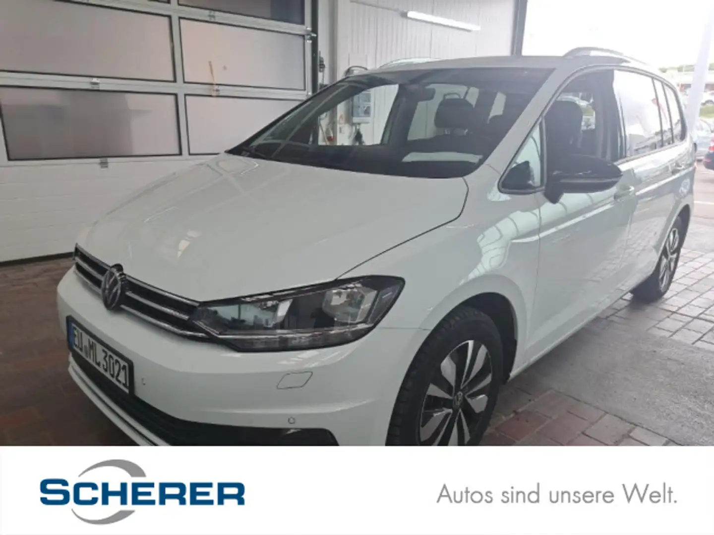 Volkswagen Touran 1.5 TSI DSG Goal 7-Sitzer AHK/Navi Weiß - 1