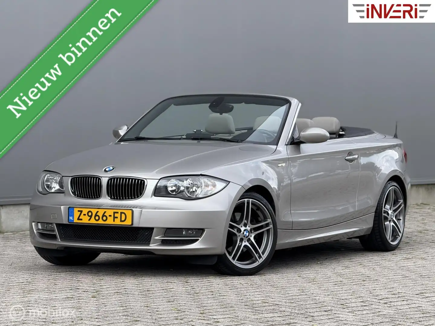 BMW 125 1-serie Cabrio 125i High Executive | Topconditie | Gri - 1