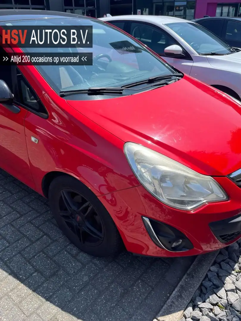 Opel Corsa 1.4-16V airco LM Rood - 1