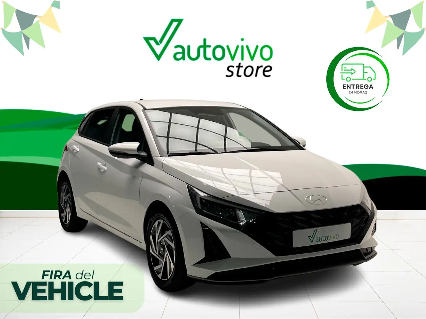 Hyundai i20 1.0 TGDI Klass 100 Blanco - 1