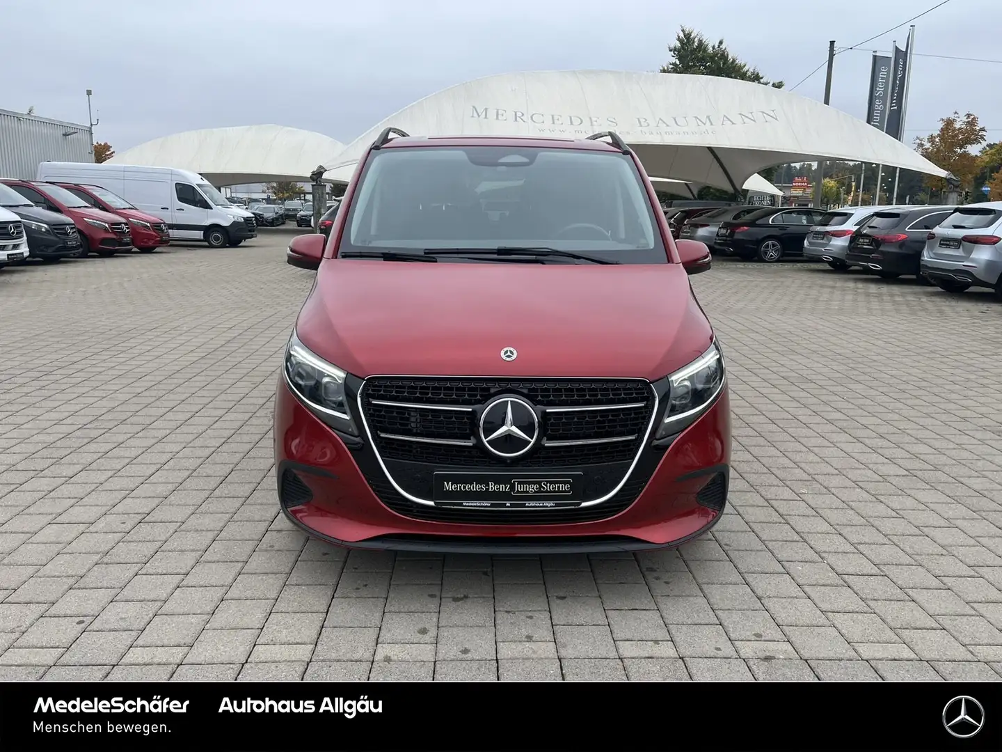 Mercedes-Benz V 300 V 300d STYLE Kompakt DISTR STANDHZ 360° AHK MOPF Rot - 2