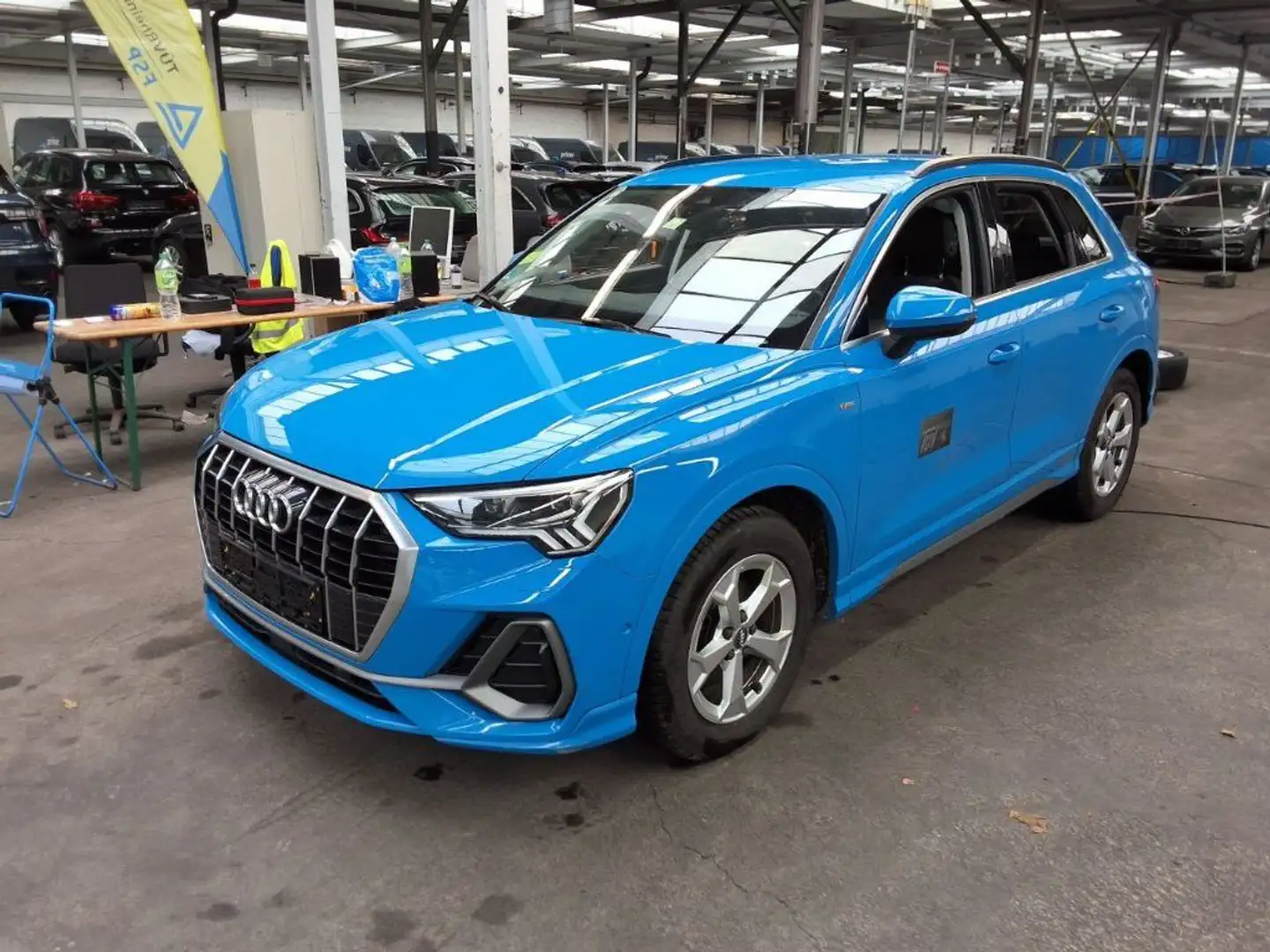 Audi Q3 35 TFSI S line*NAVI*MATRIX*VIRT*19*SIDE*LANE* Blau - 1
