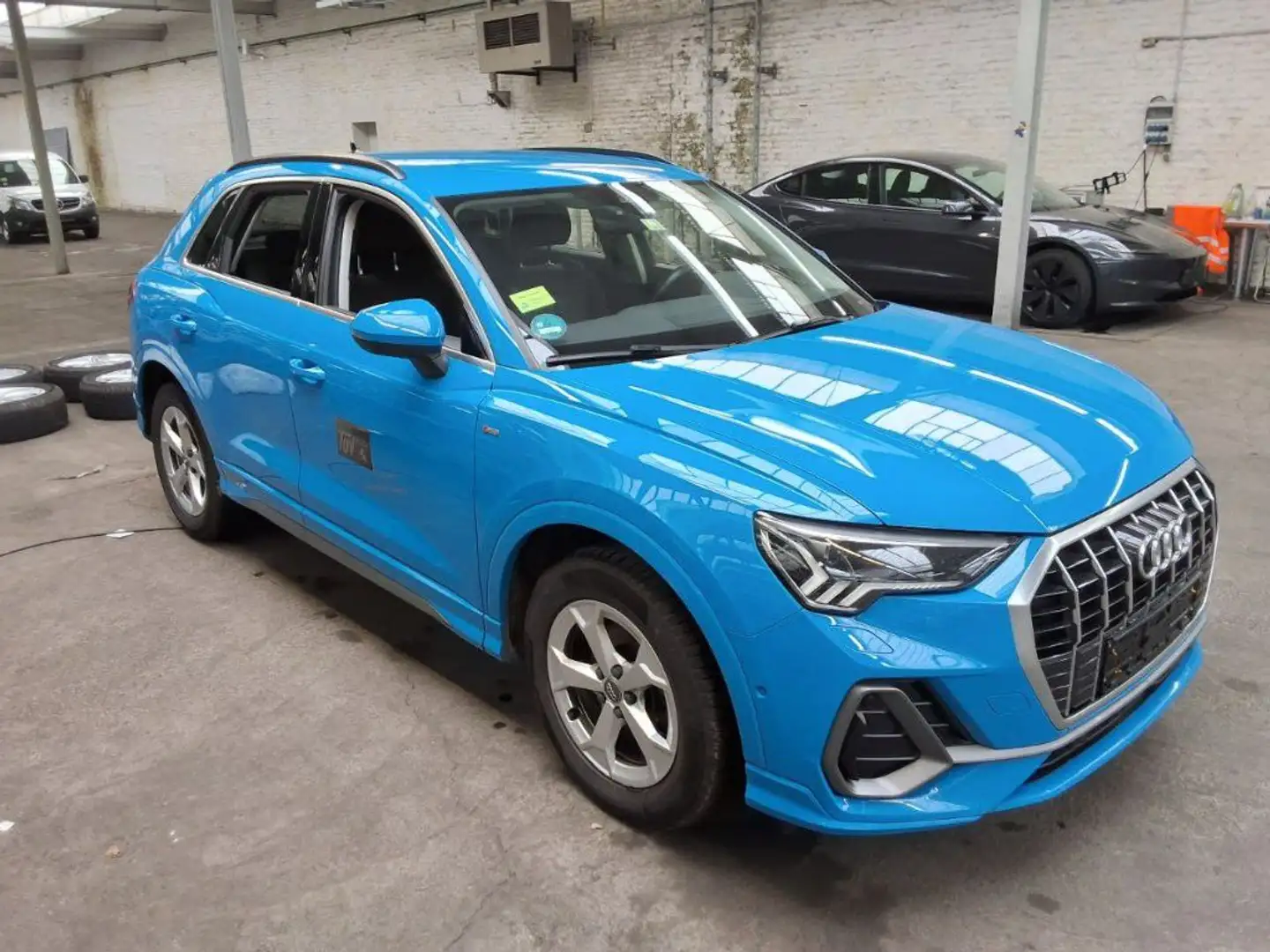Audi Q3 35 TFSI S line*NAVI*MATRIX*VIRT*19*SIDE*LANE* Blau - 2