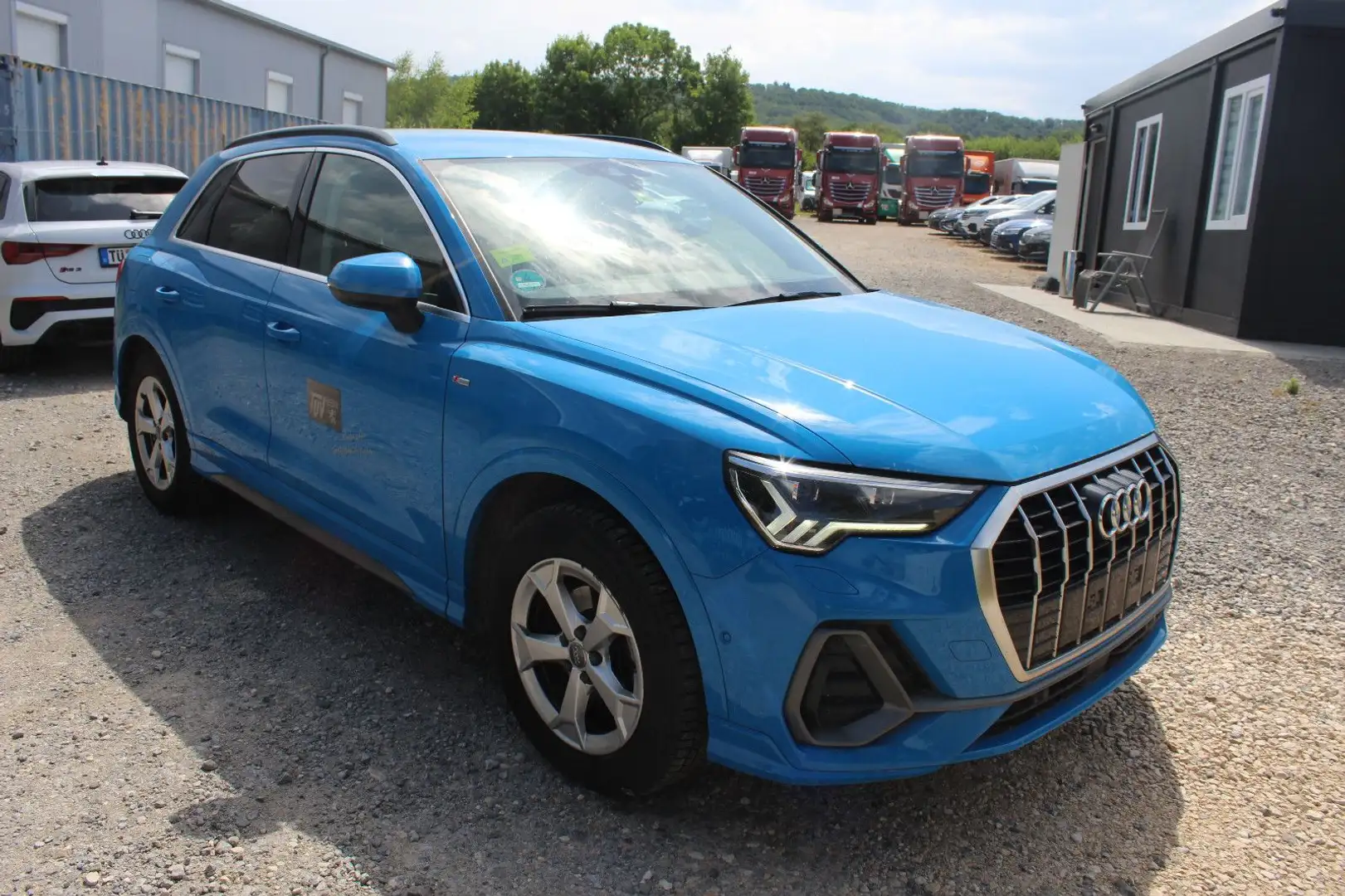 Audi Q3 35 TFSI S line*NAVI*MATRIX*VIRT*19*SIDE*LANE* Bleu - 1