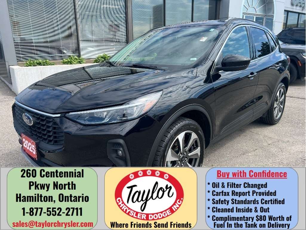 Black 2025 Ford Escape SUV / Crossover All-Wheel Drive Automatic