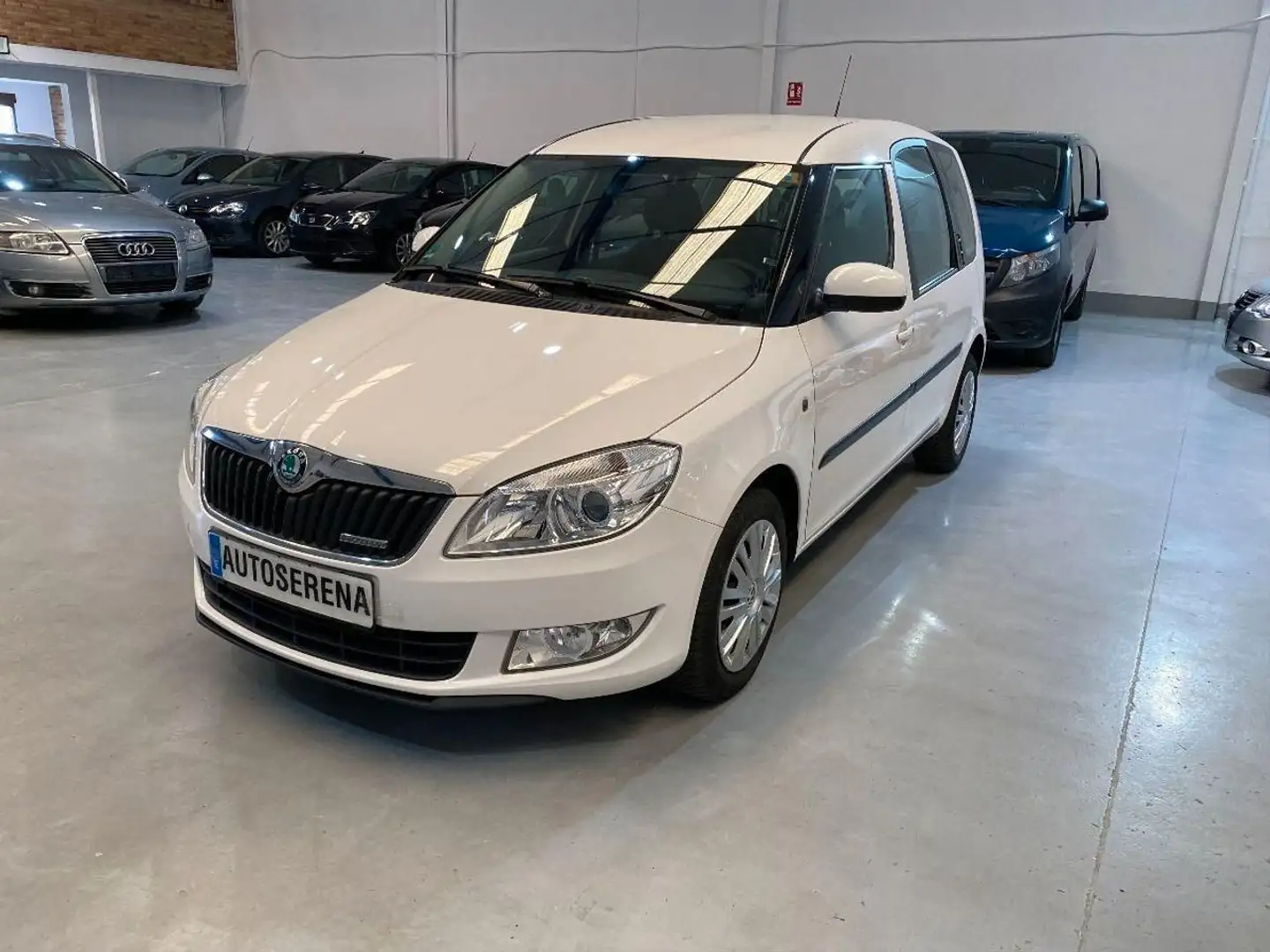 Skoda Roomster 1.2TDI CR Ambition 75 Blanc - 2