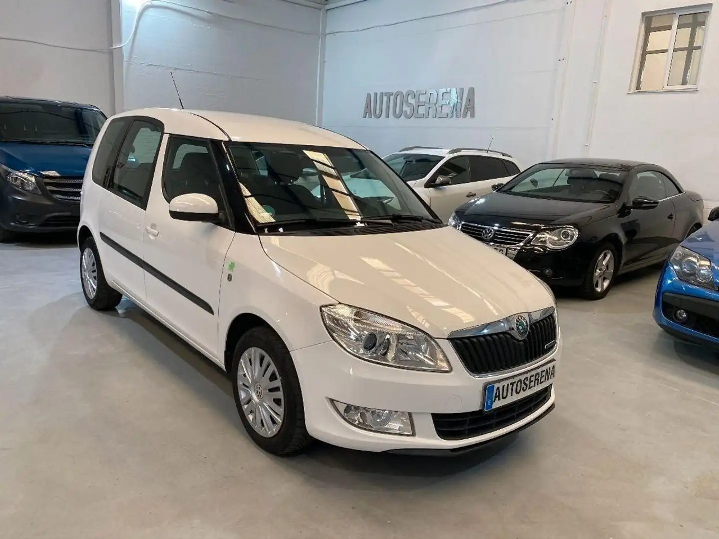 Skoda Roomster 1.2TDI CR Ambition 75 Blanc - 1