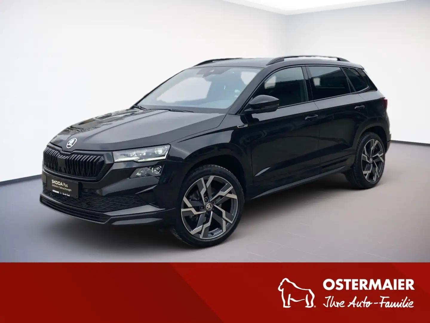 Skoda Karoq 2.0TDI DSG 4x4 19 ALU.EL.KLAPPE.FAHRASS.AHK.NAVI Schwarz - 1