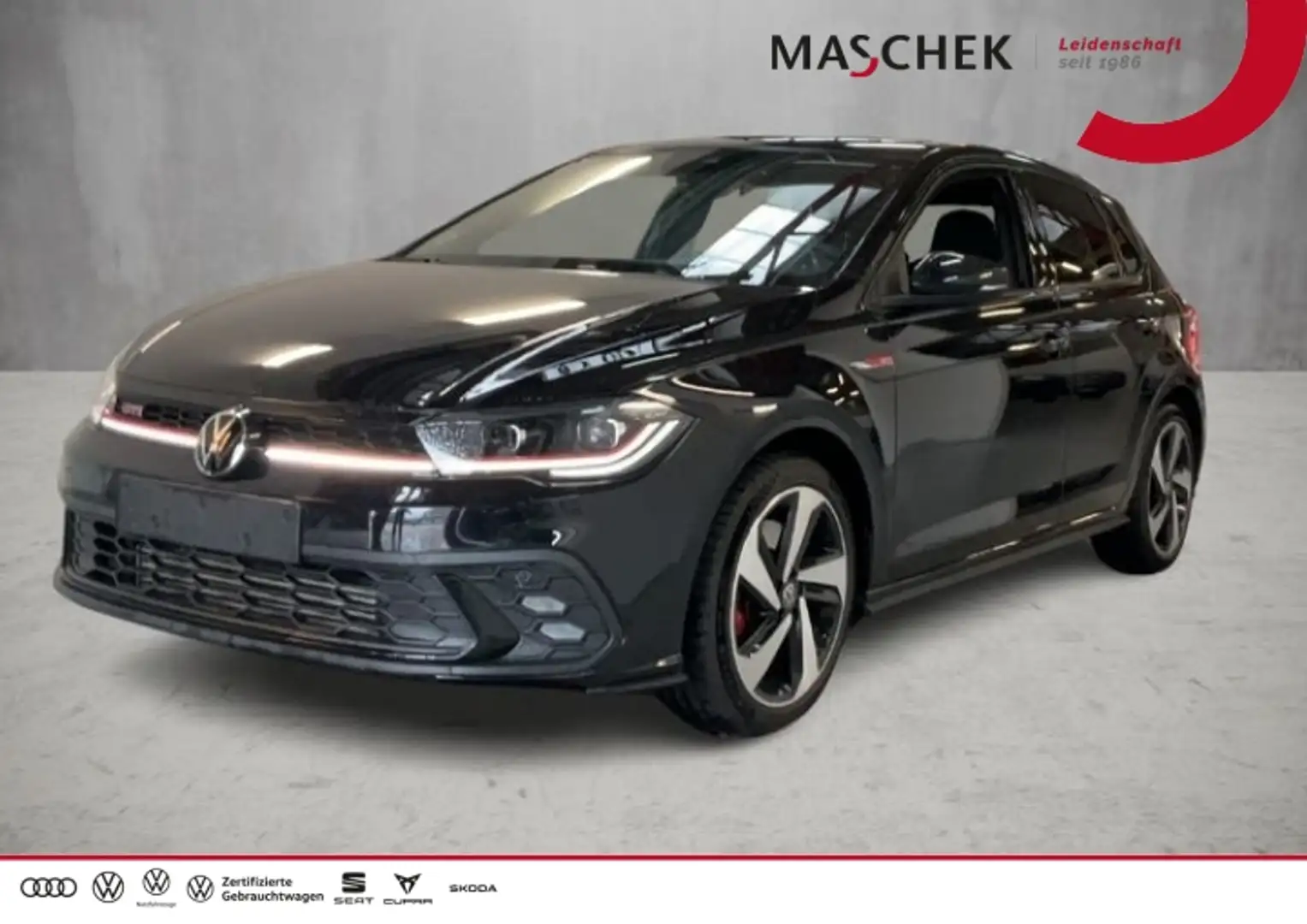 Volkswagen Polo GTI 2.0 TSI DSG Matrix IQ Drive ACC Side Assist Schwarz - 1