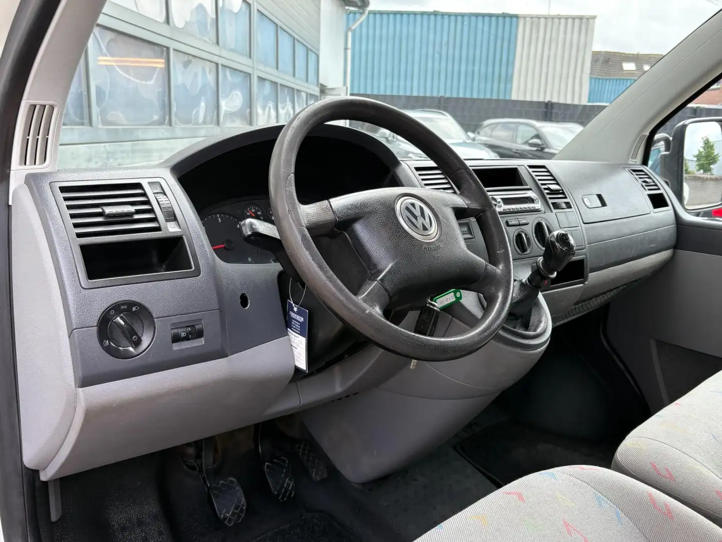 Volkswagen Transporter 2.5 TDI 131pk OPEN LAADBAK Airco 3-pers. Wit - 2