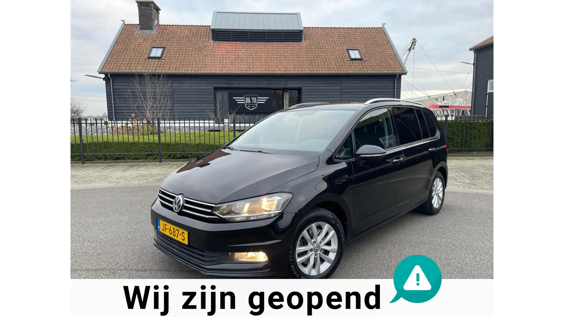 Volkswagen Touran 1.2 TSI Highline 7-PERSOONS AIRCO/ECC NAVIGATIE PD Schwarz - 1