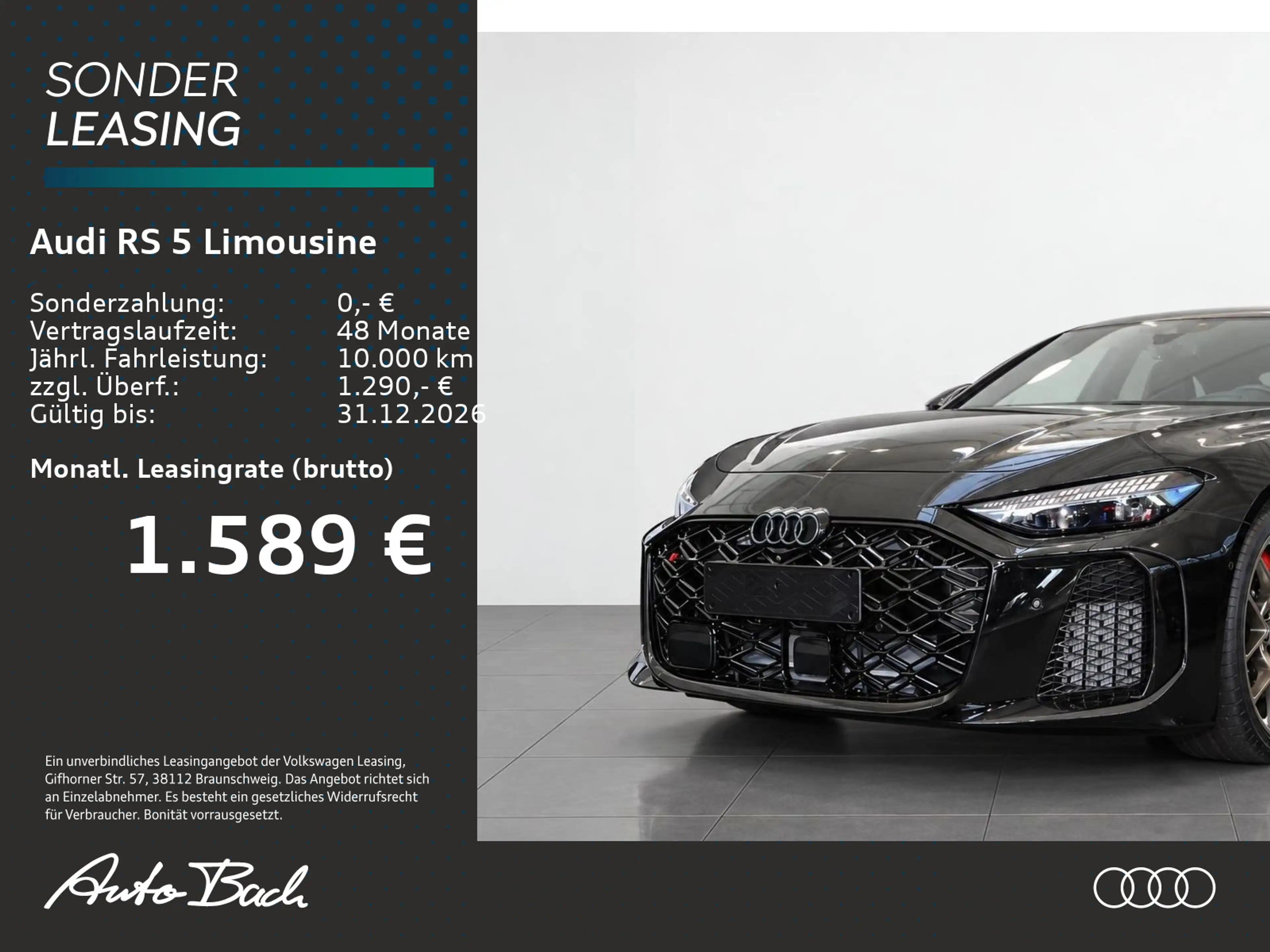 Audi RS5 RS5 Limousine 470kW Keramik/ Sport-Paket / PANO/ — photo 2