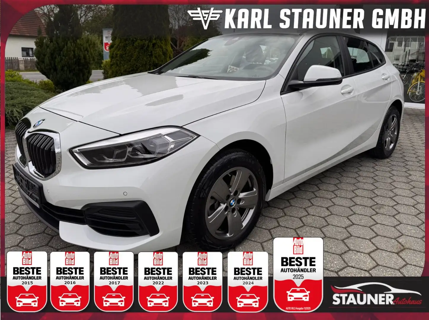 BMW 116 i Limousine LENKRADH. LED PDC KLIMA Alb - 1