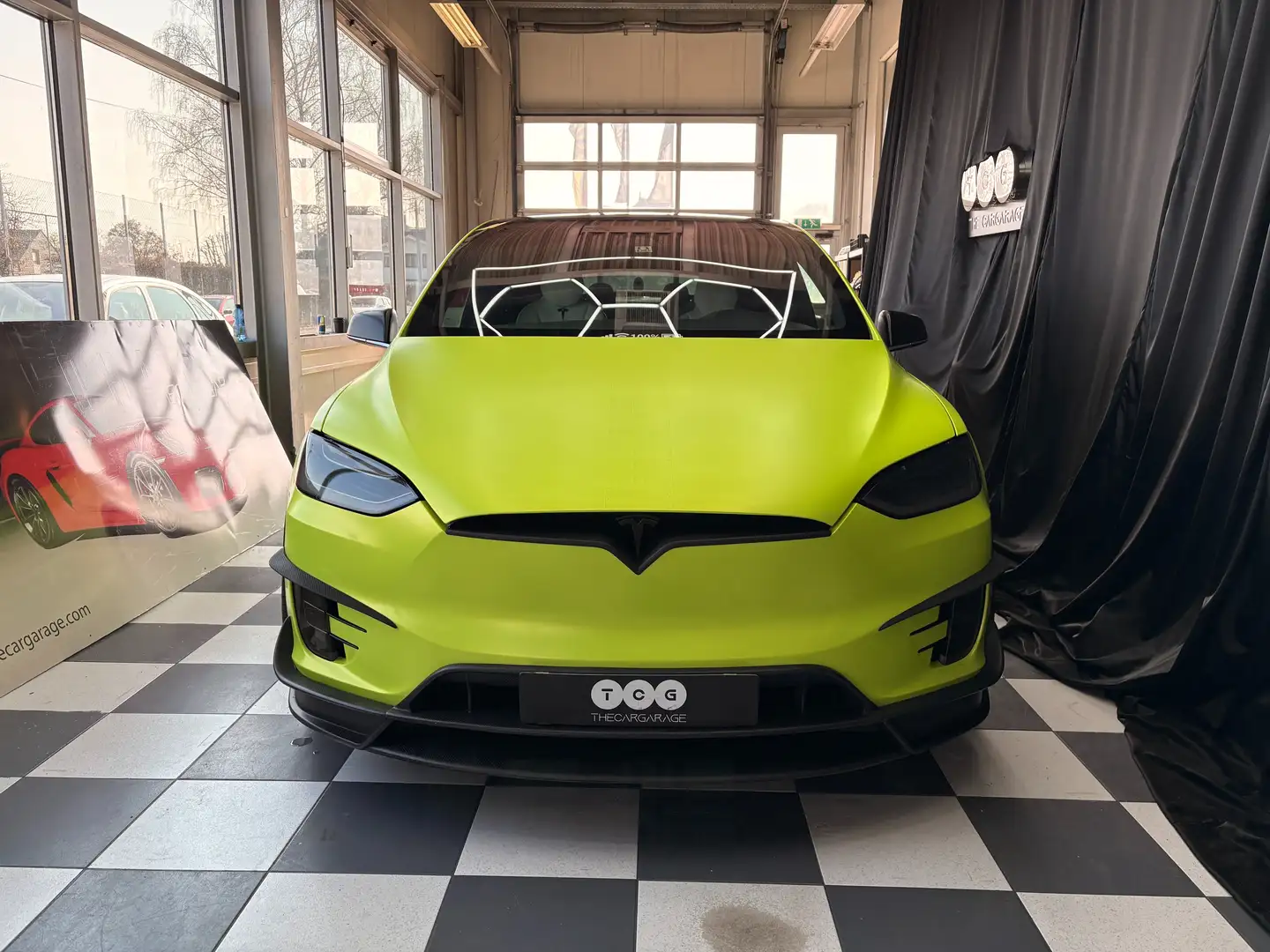 Tesla Model X Model X P100D 100kWh (mit Batterie) Grün - 2