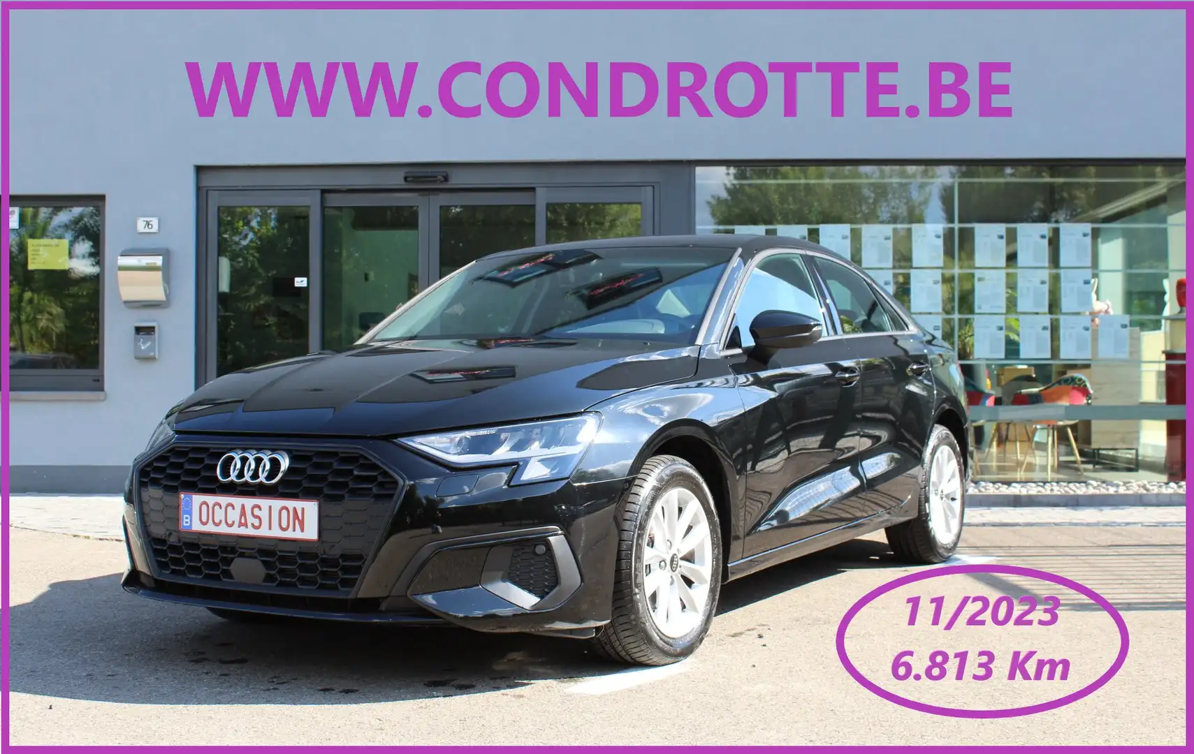 Audi A3 A3 BERLINE 30 TDi 116CV ATTRACTION Zwart - 1