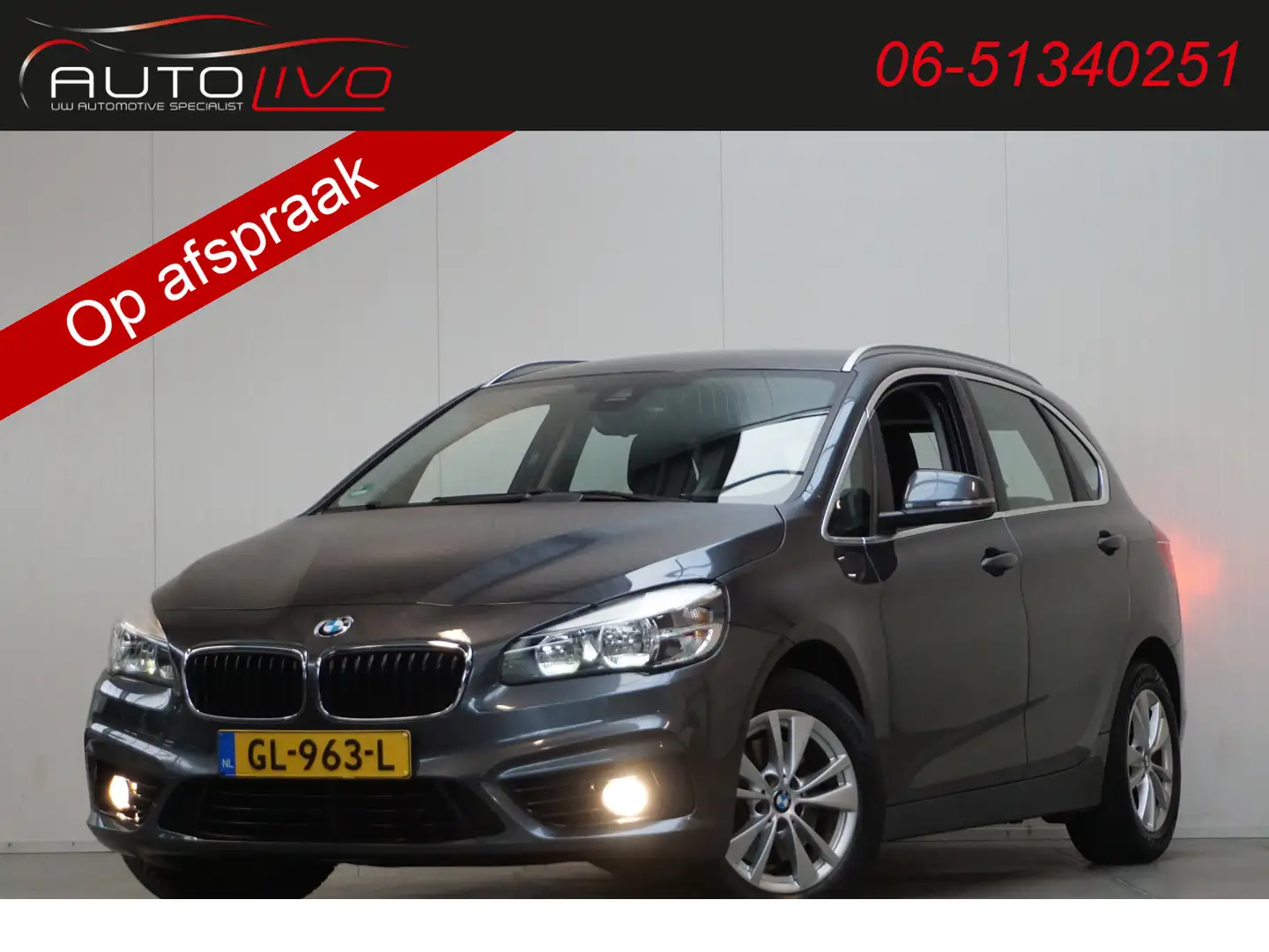BMW 218 2-serie Active Tourer 218i Sport NL AUTO! NAVI CLI Grau - 1
