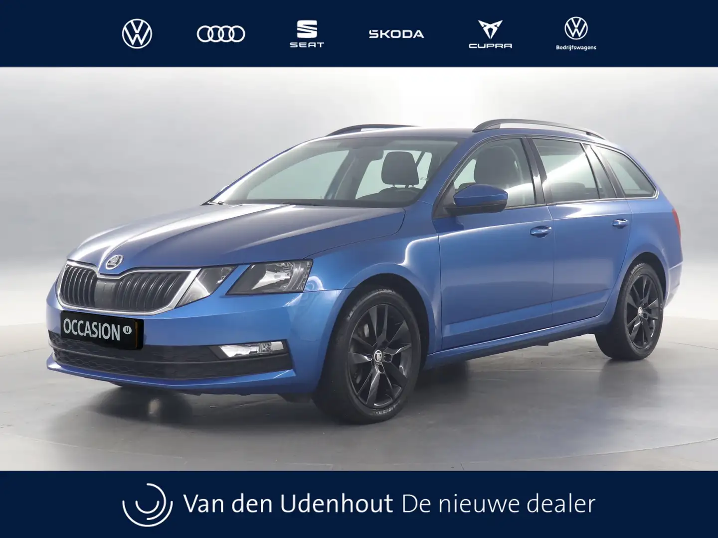 Skoda Octavia Combi 1.0 TSI 115pk Greentech Ambition DSG Blauw - 1