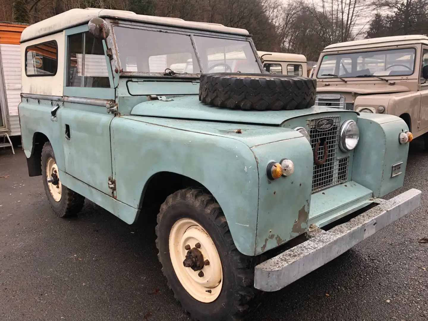 Land Rover Series a Grün - 1