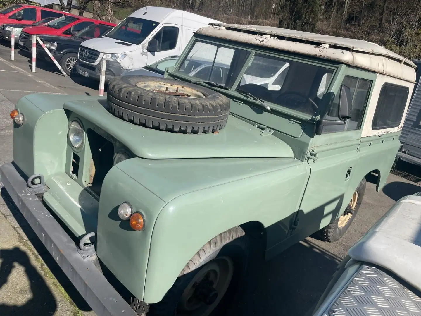 Land Rover Series a Verde - 1