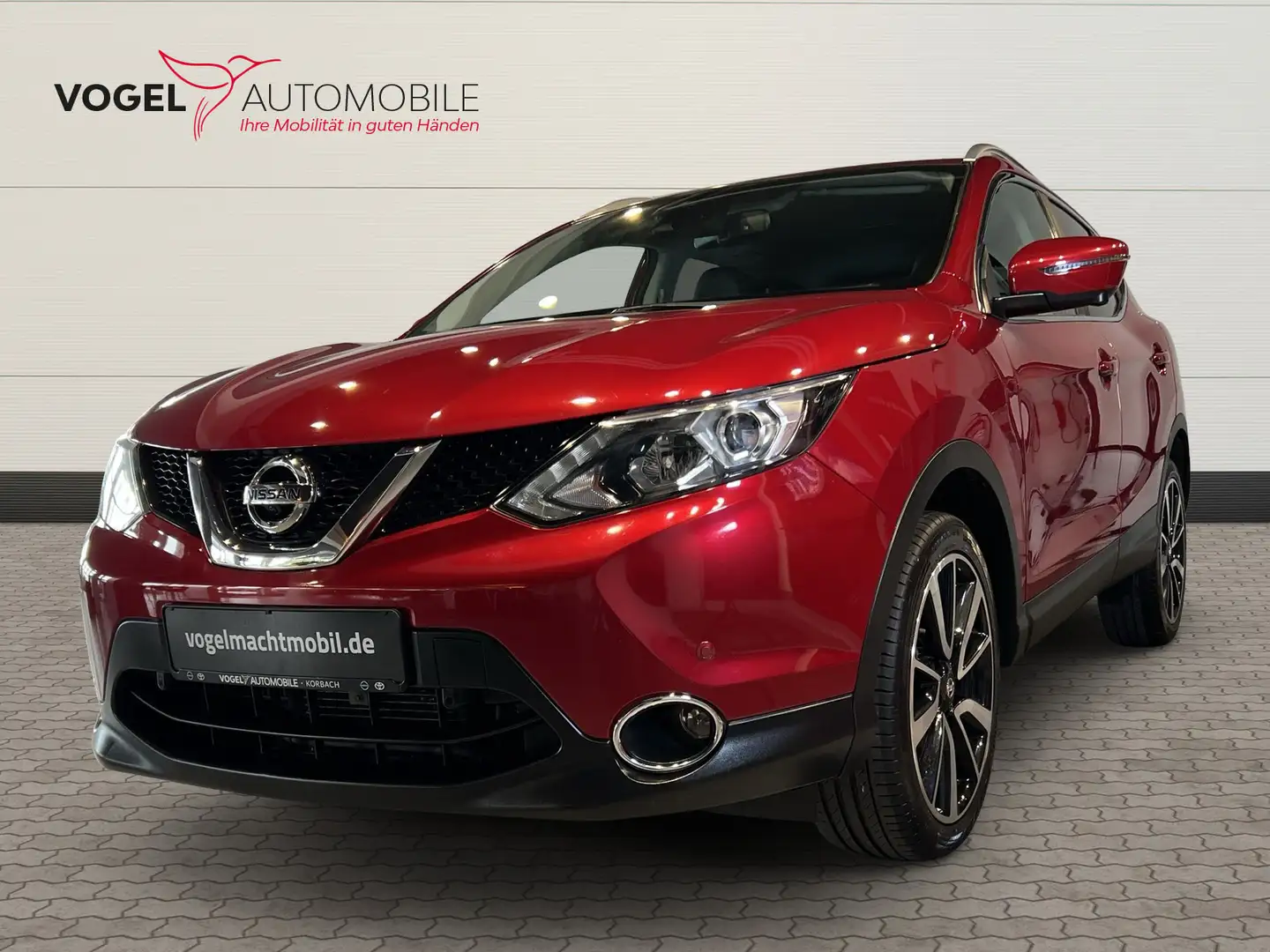 Nissan Qashqai 1.2 DIG-T Tekna Kam.+LED+Leder+Navi+360 Rot - 1