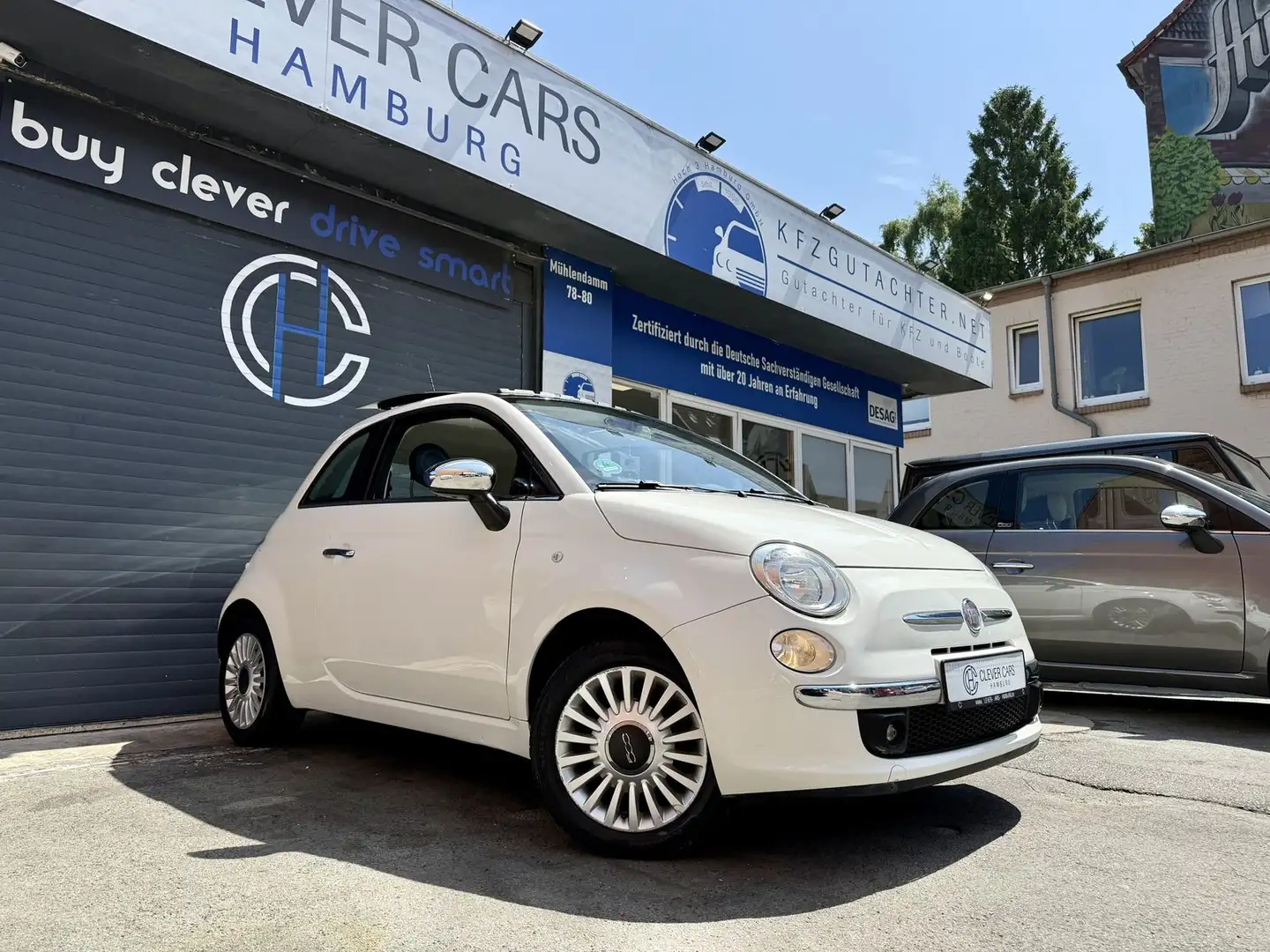 Fiat 500 COUPE*CITY*PANO-SCHIEBE*APPLE CARPLAY*NAVI Weiß - 1