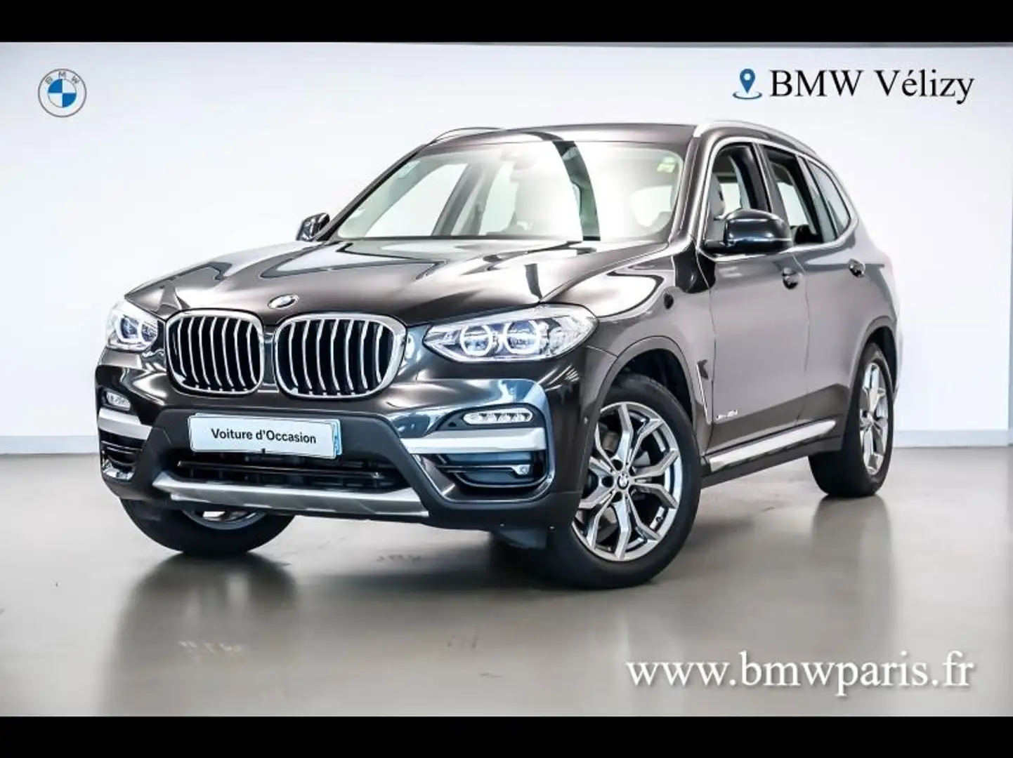 BMW X3 xDrive20dA 190ch xLine Gris - 1