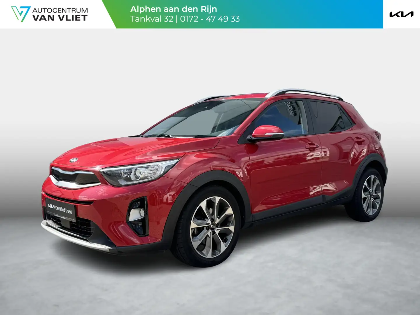 Kia Stonic 1.0 T-GDi DynamicPlusLine NL Dealeronderhouden | A Rouge - 1
