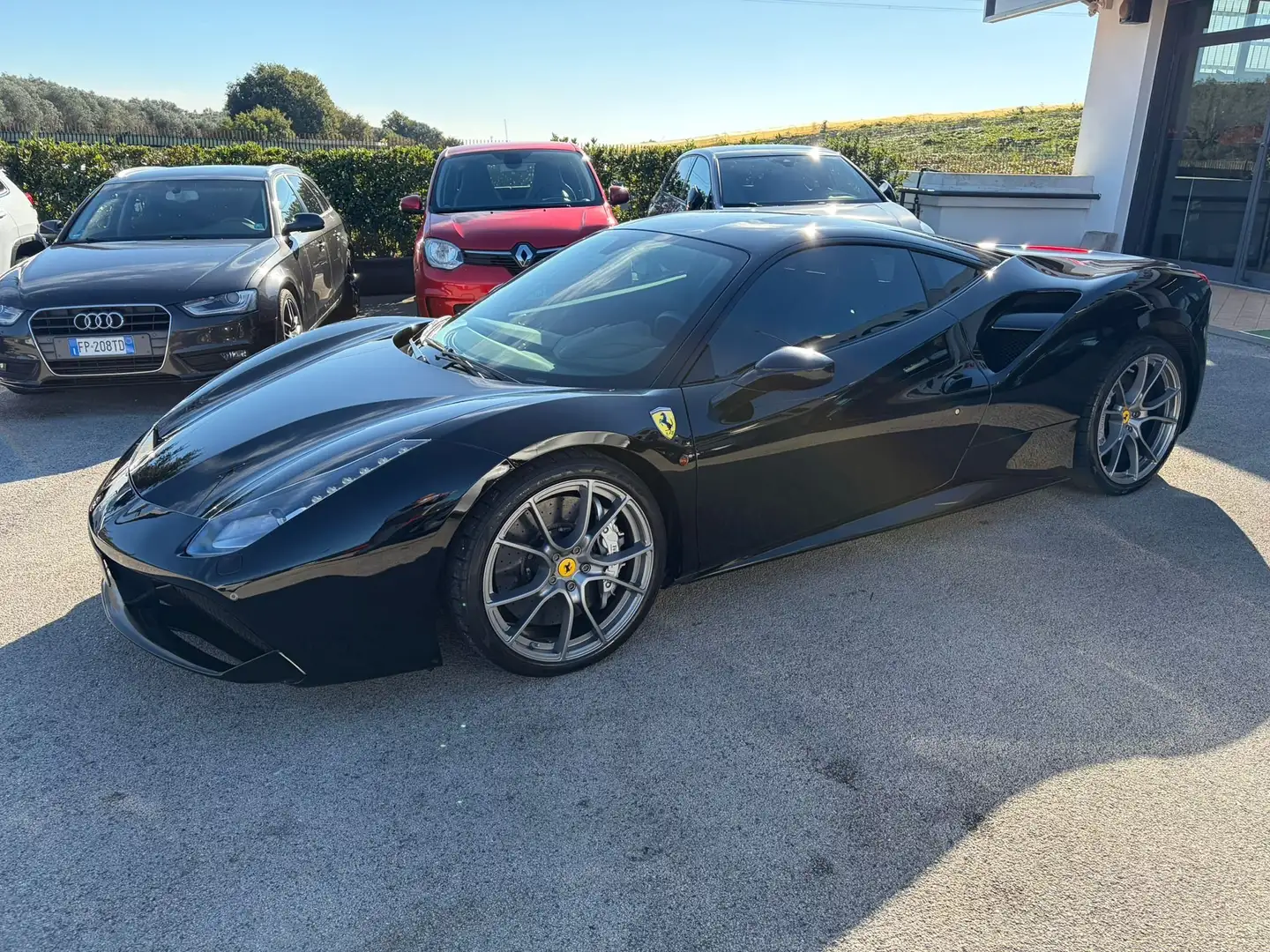 Ferrari 488 488 Coupe Coupe 3.9 GTB dct ITALIA TUBI STYLE PPF Zwart - 2