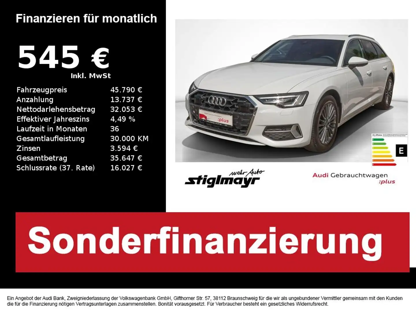 Audi A6 Avant 40 TDI quattro ACC+MATRIX+NAVI+ALU-18´ Weiß - 1