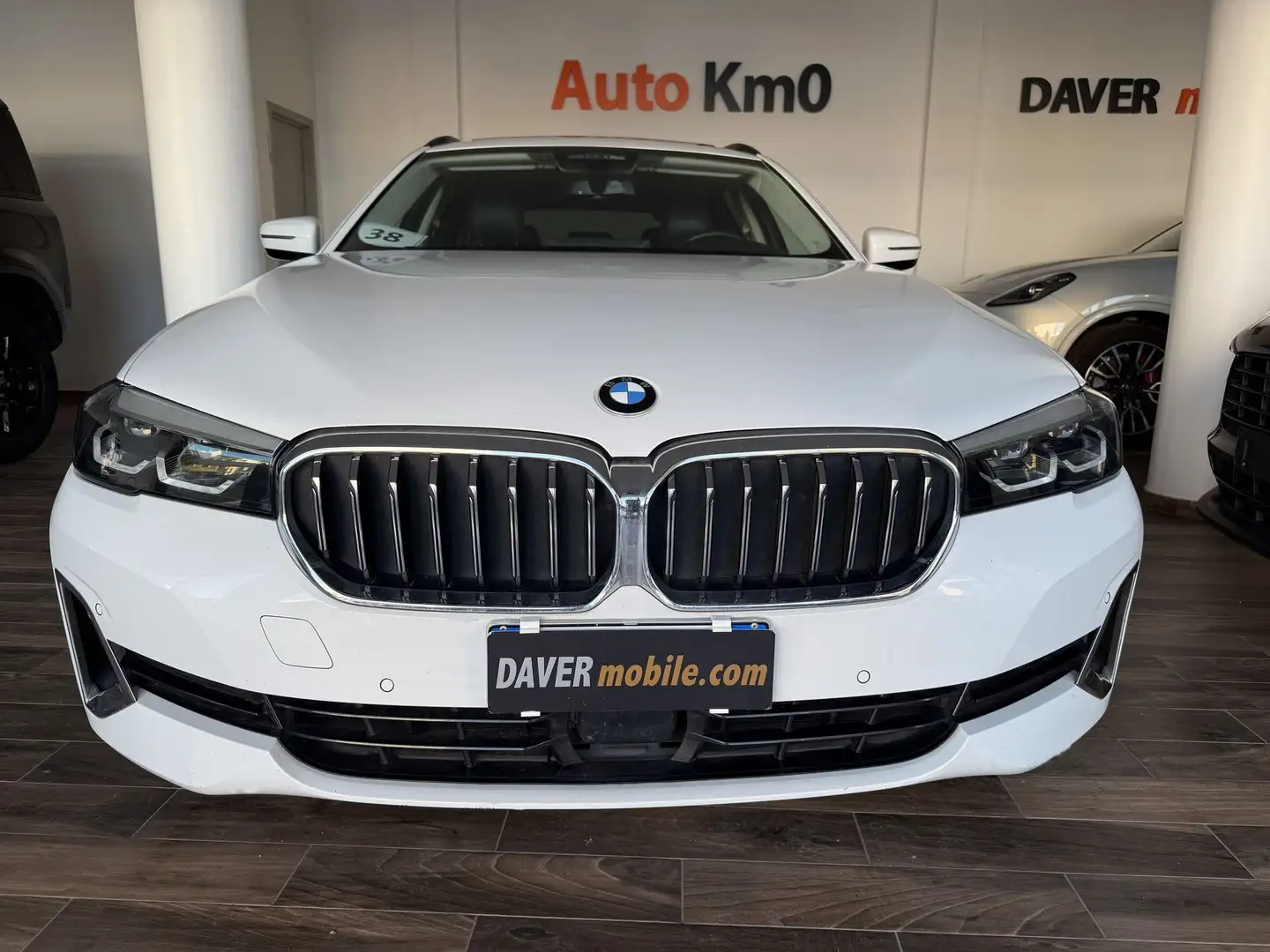 BMW 520 520d 48V Touring Luxury TETTO PAN Bianco - 2