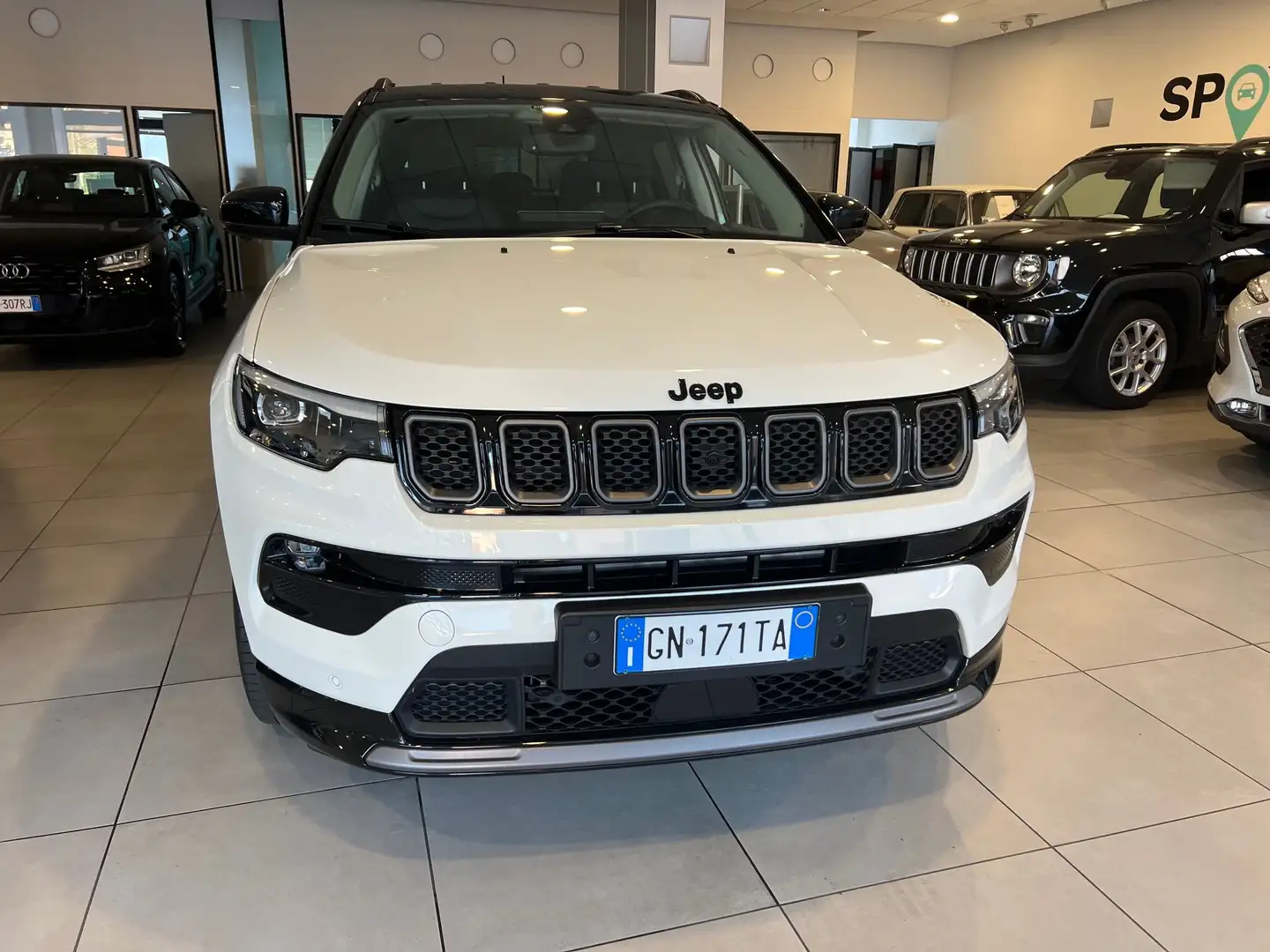Jeep Compass Compass II 2021 1.5 turbo t4 mhev S 2wd 130cv dct Weiß - 1