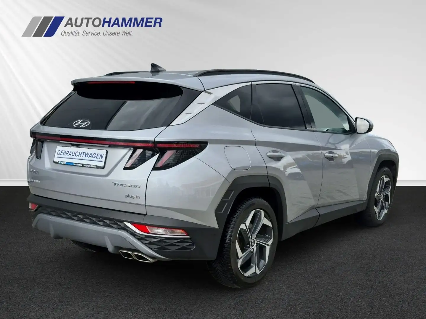 Hyundai TUCSON Plug-In Hybrid 4WD PRIME Leder AssP+ 360° Silber - 2