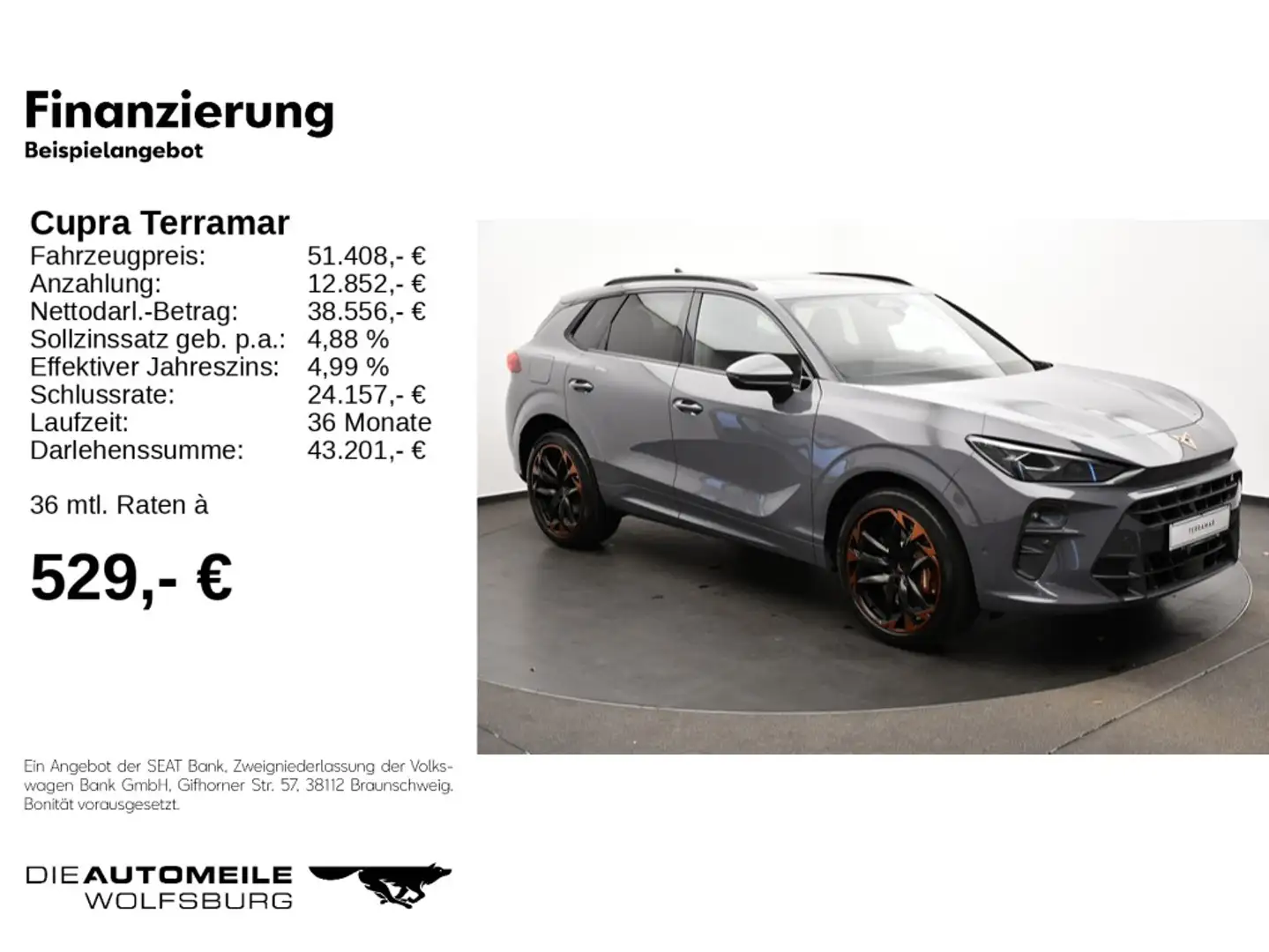 CUPRA Terramar 2.0 TSI 4Drive DSG VZ Grau - 2