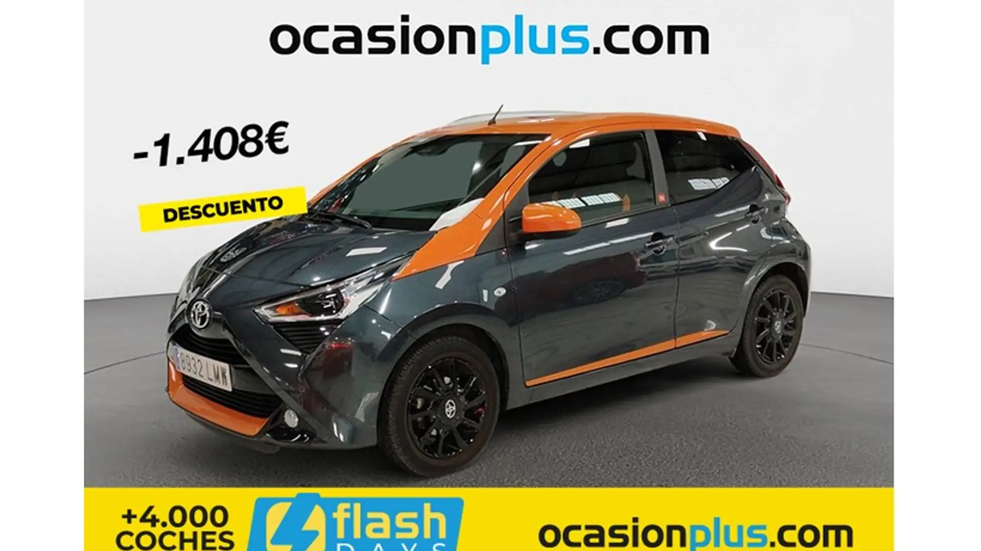 Toyota Aygo 70 x-cite x-shift Gris - 1