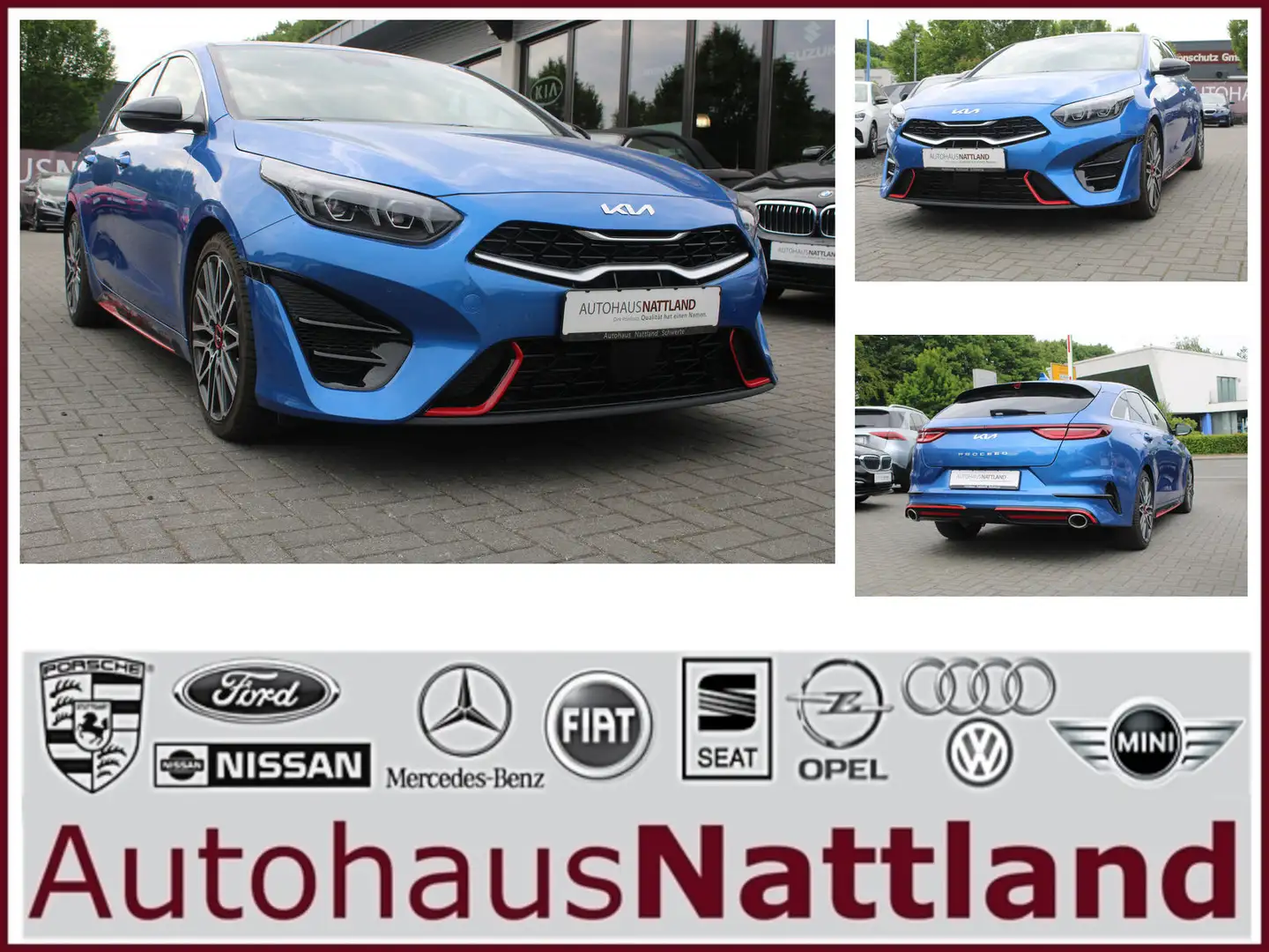 Kia ProCeed / pro_cee'd pro_cee´d 1.6 T-GDI GT DCT Navi LED JBL Azul - 1
