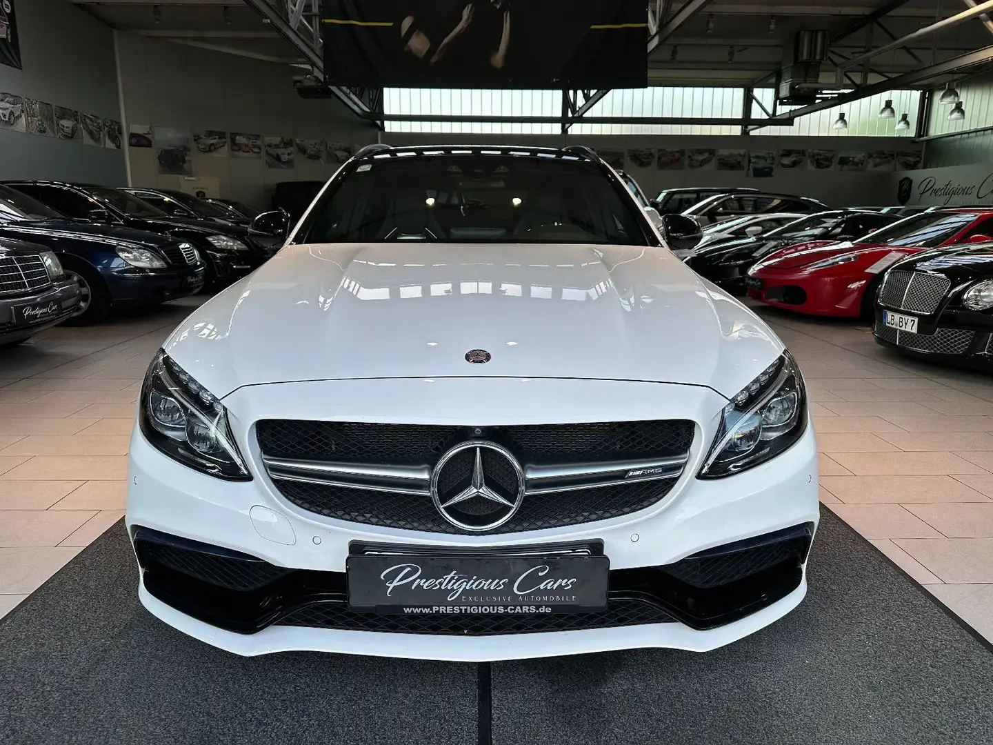 Mercedes-Benz C 63 AMG C 63 S T AMG Keramik Perf. Sitze ILS Pano Carbon Weiß - 1