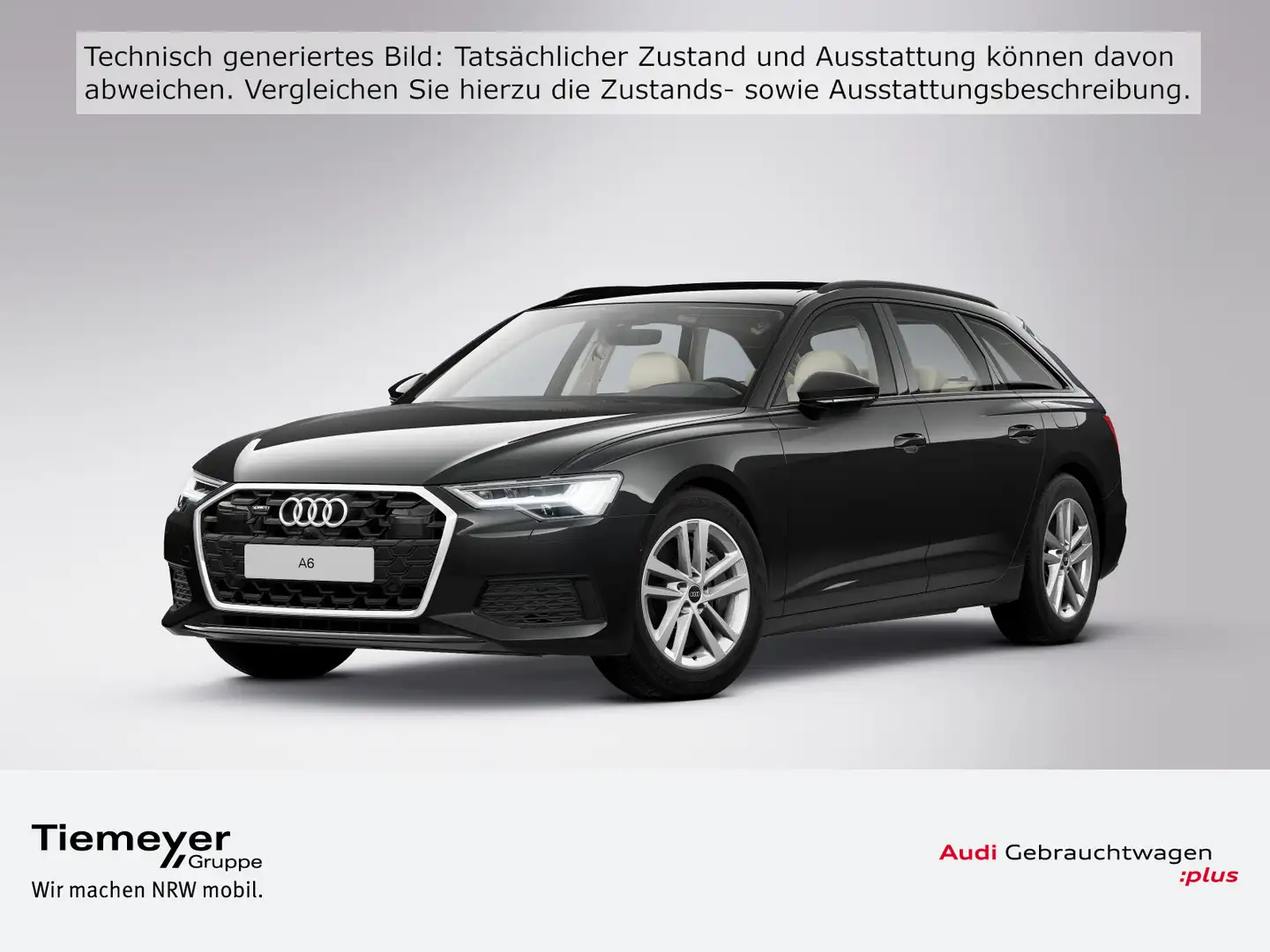 Audi A6 50 TFSIe Q LEDER PANO AHK BuO Schwarz - 1