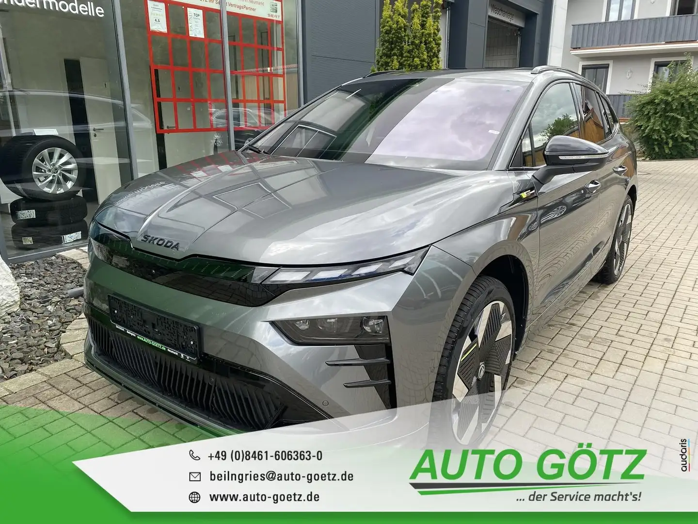 Skoda Enyaq RS Maxx *Neues Modell* 4x4*Wärmepumpe*AHK*Navi*Mat Grau - 1