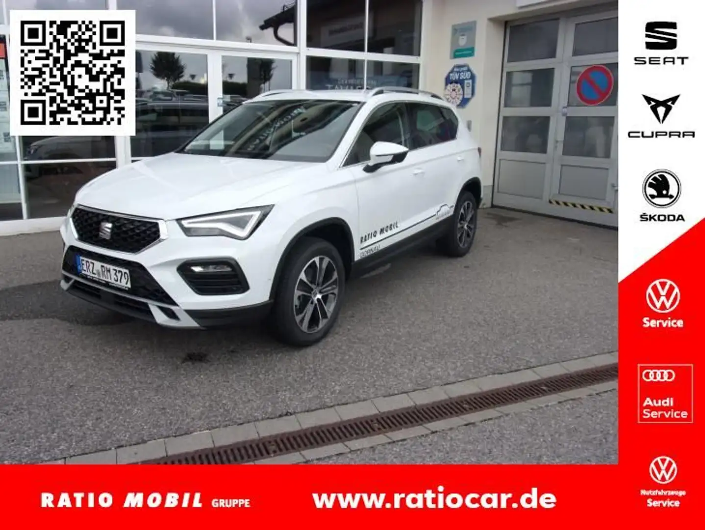 SEAT Ateca ATECA STYLE EDITION 1.5 TSI DSG AHZV SITZH. EPH Blanco - 1