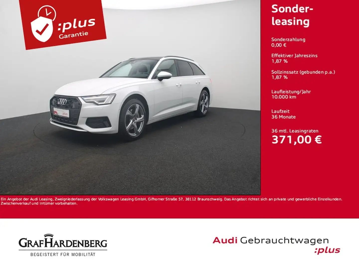 Audi A6 Avant 45 TFSI . LED Navi ACC Pano AHK HuD Weiß - 1