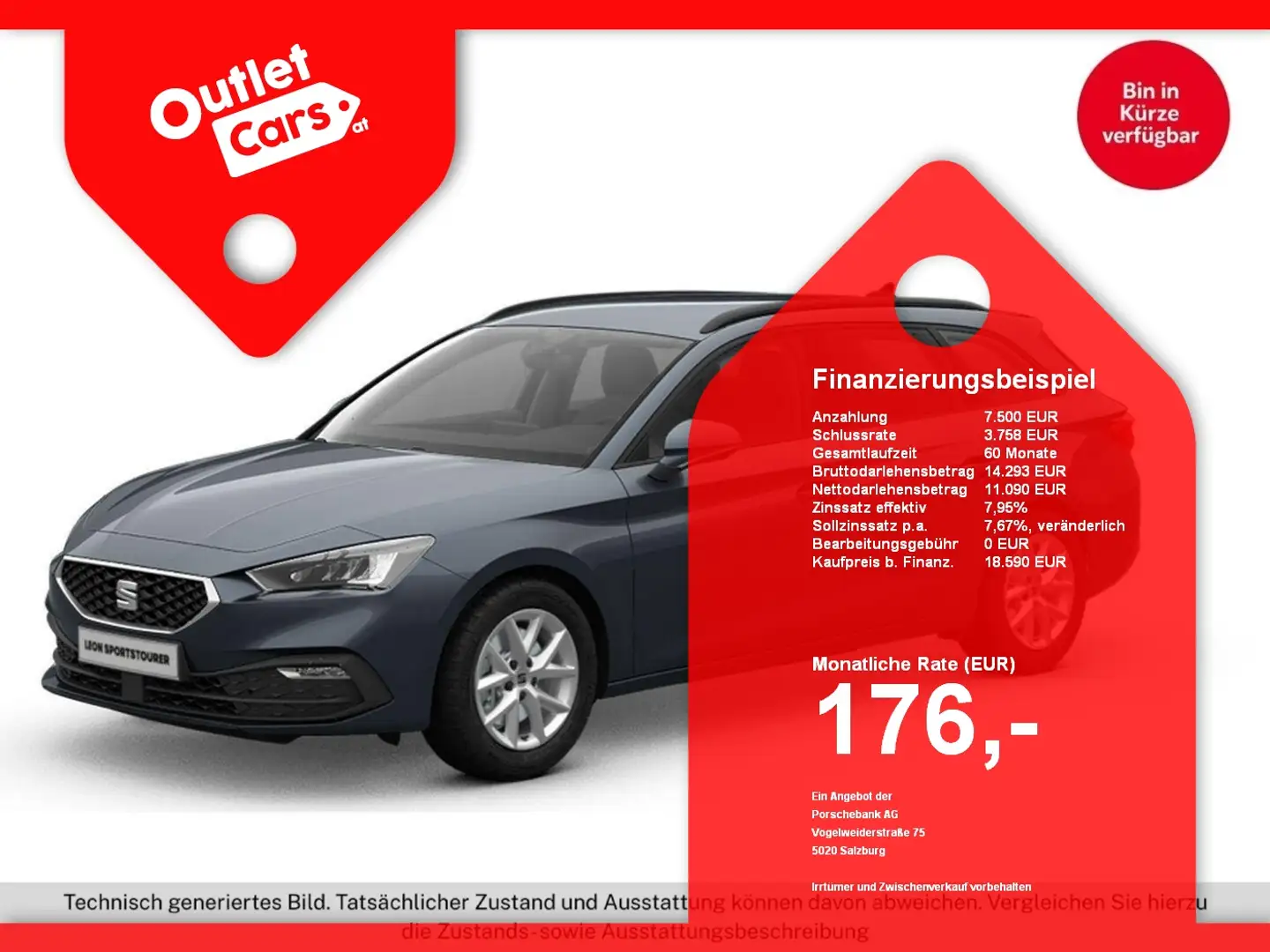 SEAT Leon Sportstourer 1.0 TSI Style Grau - 1