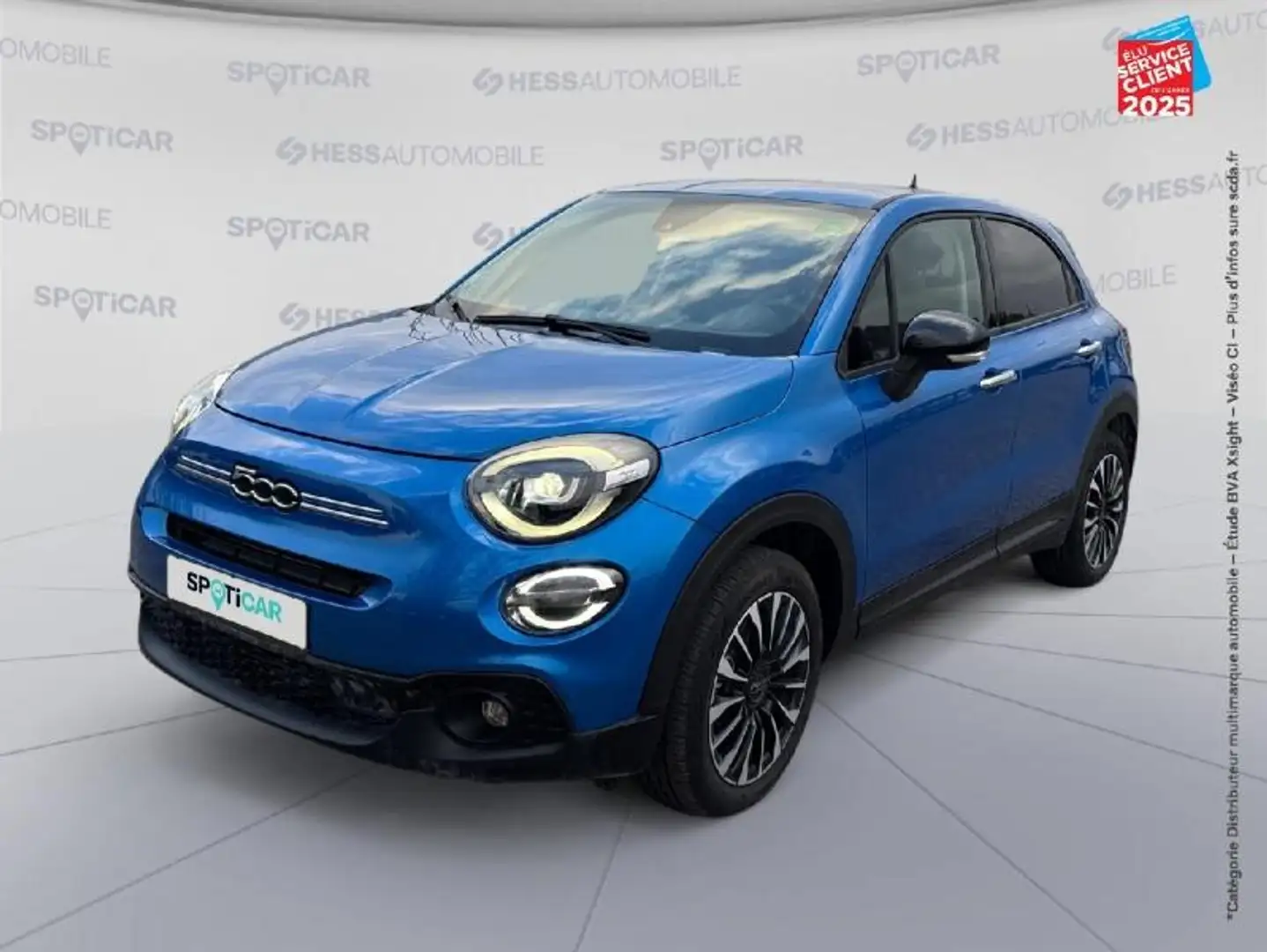 Fiat 500X 1.5 FIREFLY TURBO 130CH S/S HYBRID DCT7 Bleu - 1
