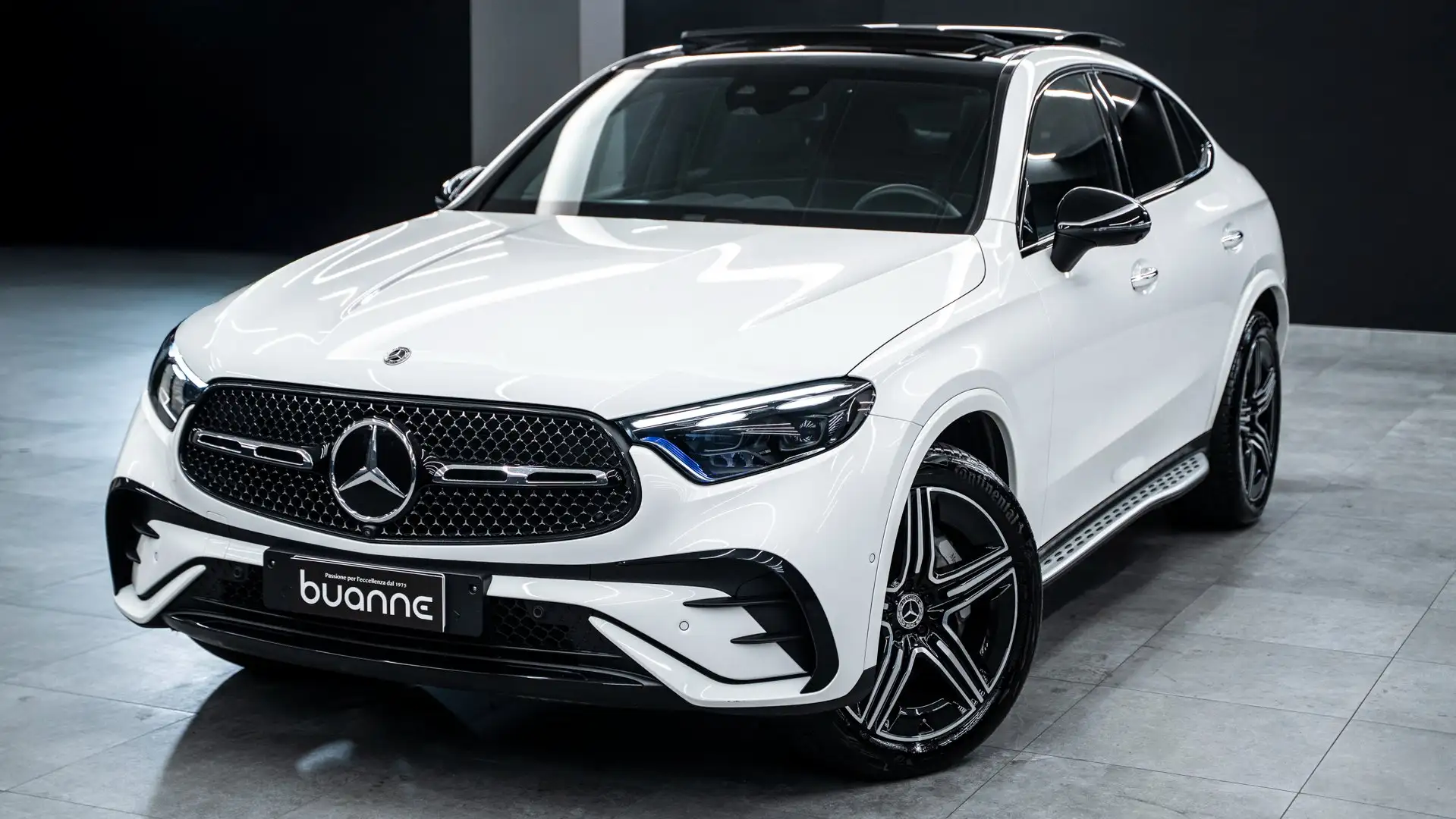 Mercedes-Benz GLC 220 D COUPE 4MATIC AMG LINE PREMIUM PLUS TETTO FULLOPT Weiß - 1